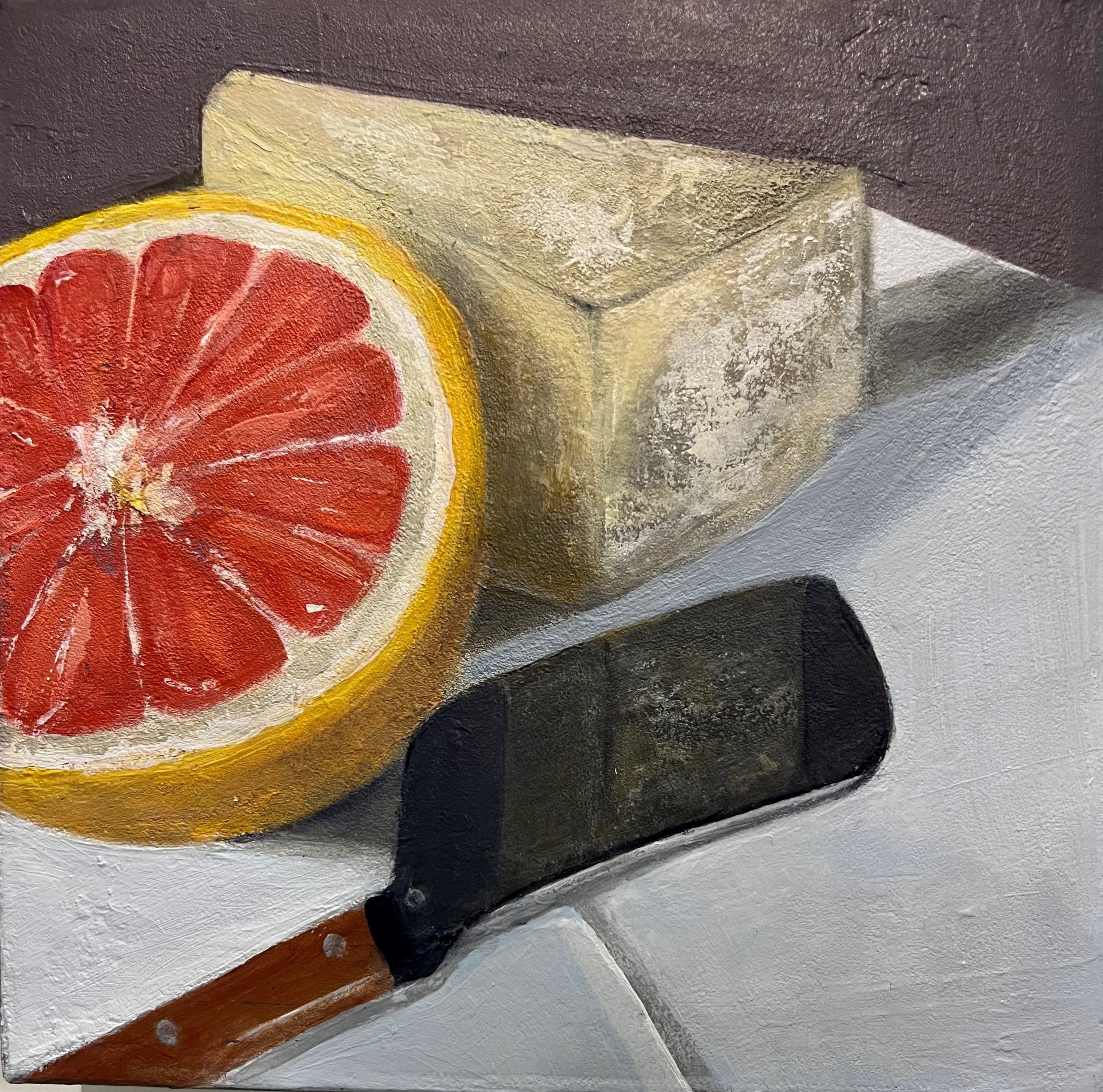 Grapefruit with Pecorino | 8x8 | SOLD