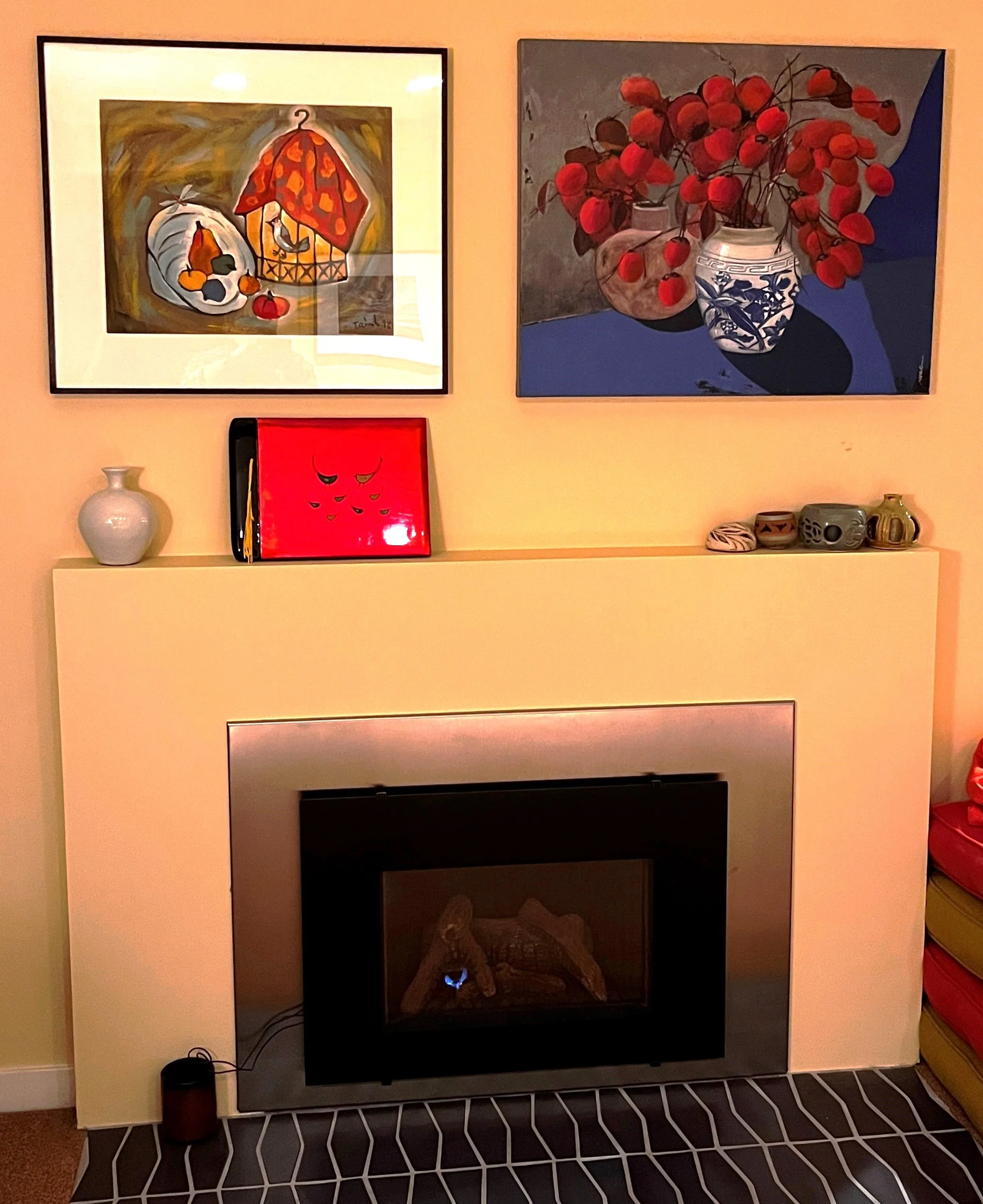 Ginger Jar with Persimmons | 24x30