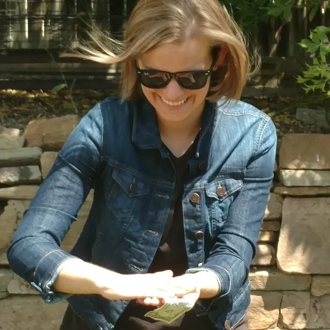 This is me making it rain... not with the money I have made on Amazon, but with the cash back I got from Target just so I could take this picture.