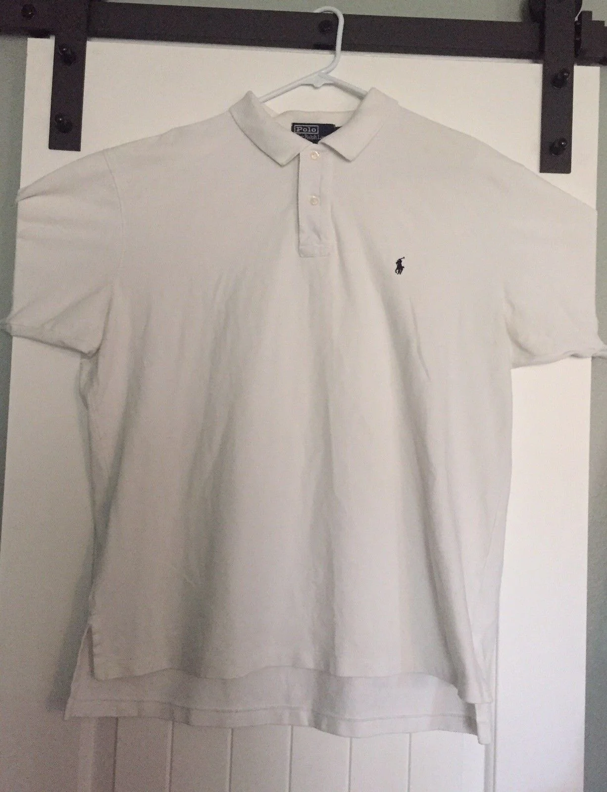 Ralph Lauren Polo White Golf Shirt XXL Bought: $.99 (Goodwill bins) Listed: $14.99 Sold: $11.50 Profit: $10.51 (minus eBay's cut)
