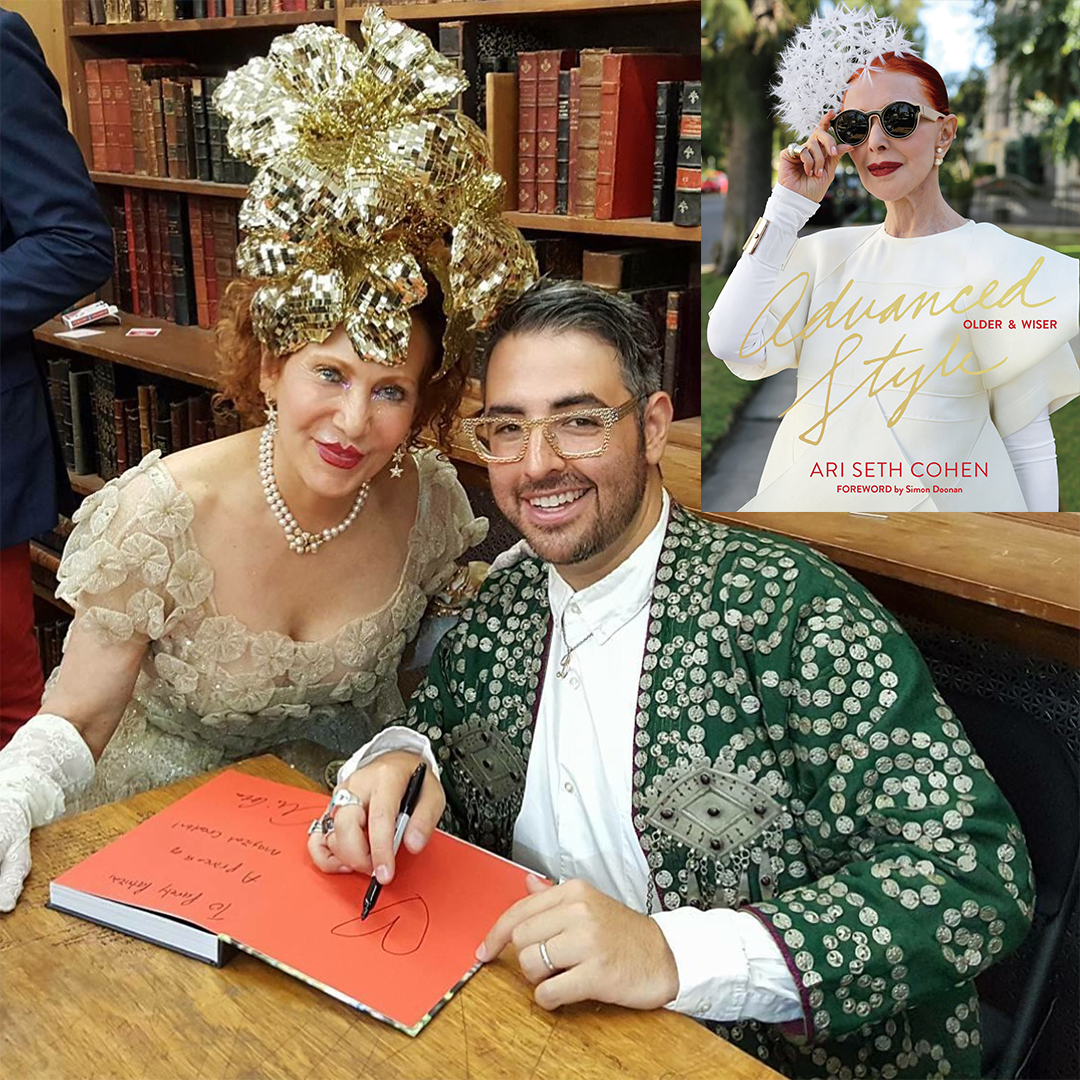 Patricia Fox with Advanced Style author, Ari Seth Cohen