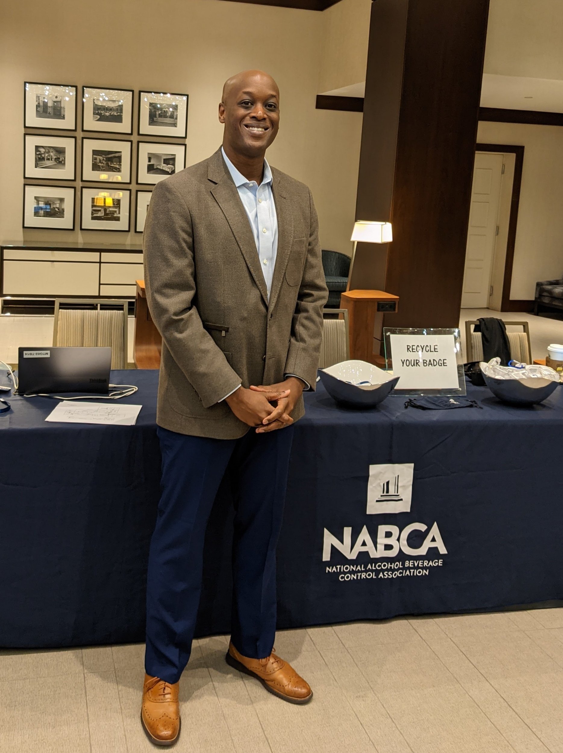 Tony Glover at NABCA Administrator's Conference in Portland, Maine