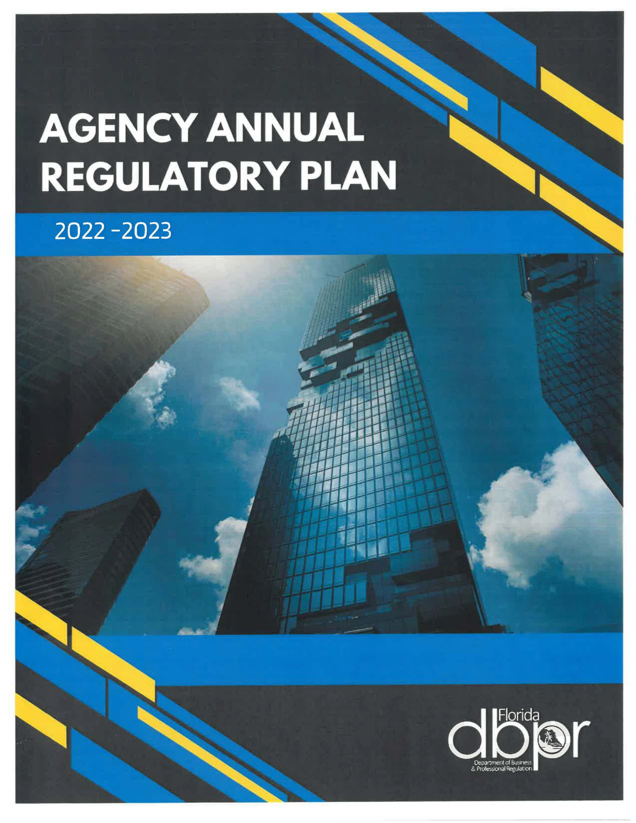 DBPR Publishes Annual Regulatory Plans for 2022-23