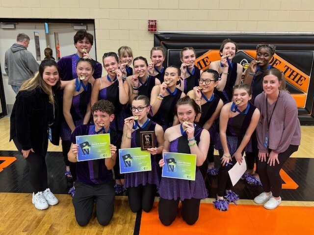 Congratulations to the Winter Guard! They earned first place at the finals at Osseo this weekend. And congratulations to Avery and Patricia who earned 2nd place for their Scholastic Duet. Photo Credits - Michelle Yee