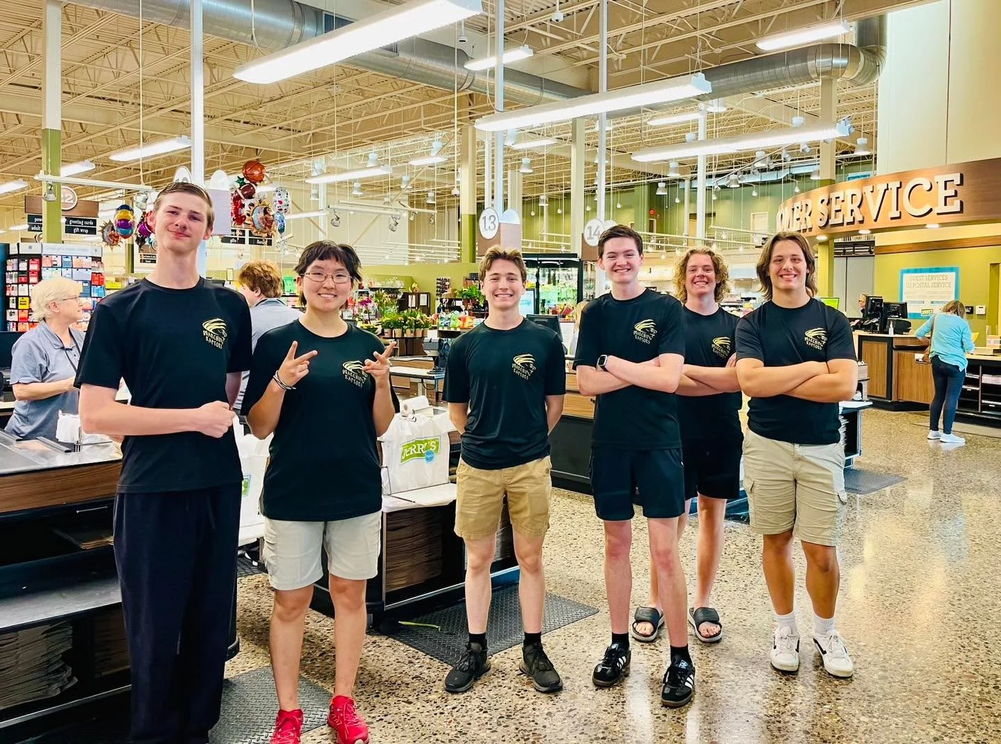 Thanks to all the great student and parent volunteers at Jerry&rsquo;s today! Our community really stepped up with overwhelming support of us. We raised $1445 in cash and $220 in Venmo donations from the very generous customers!!! Thanks for all your