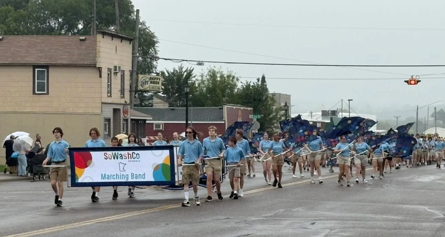 Great performance by SoWashCo Marching Band this morning at the Heritage Days Parade! Despite the rainy weather, they represented our community with energy and heart!