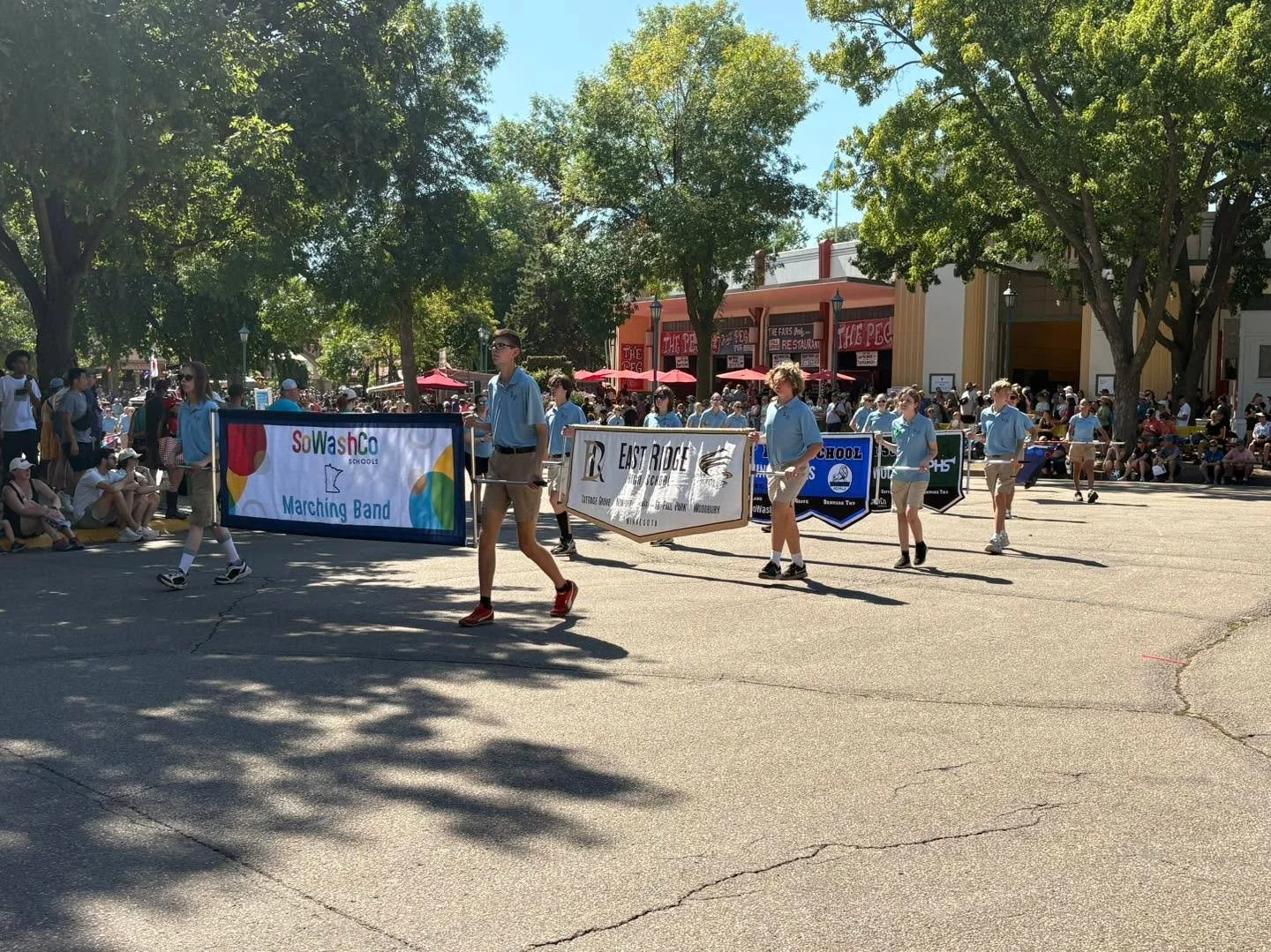 The SoWashCo Marching Band had a terrific performance yesterday at the MN State Fair Parade!