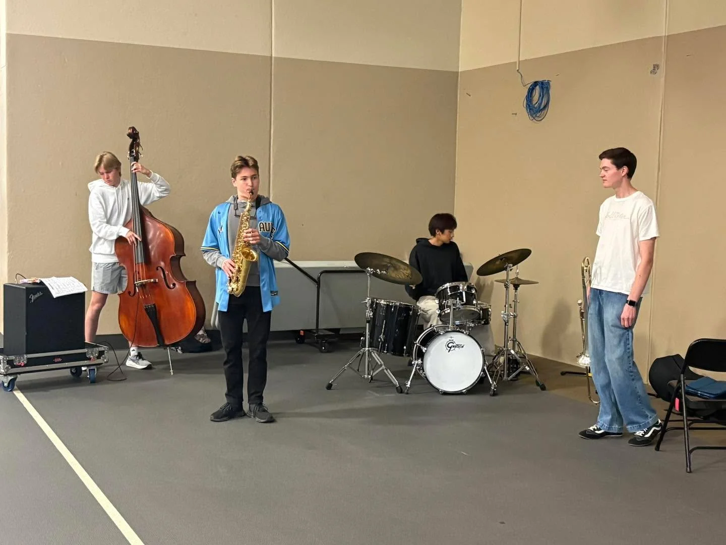 Jazz and Awards - A great way to start the day! Thank you to several of the ERHS Jazz band who performed this morning at the Fall Academic Awards Ceremony!