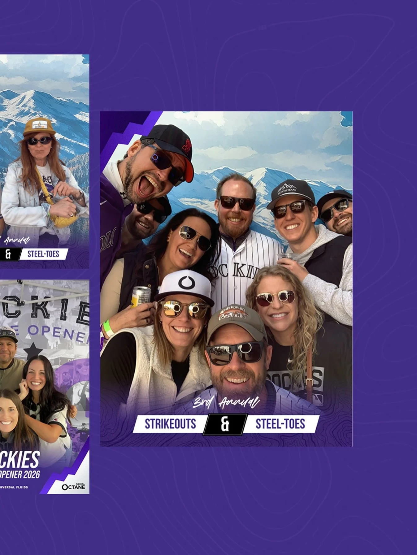 Rockies Home Opener 2026 ⚾️
Multiple selfie booths and a whole lot of purple across downtown Denver capturing every moment.