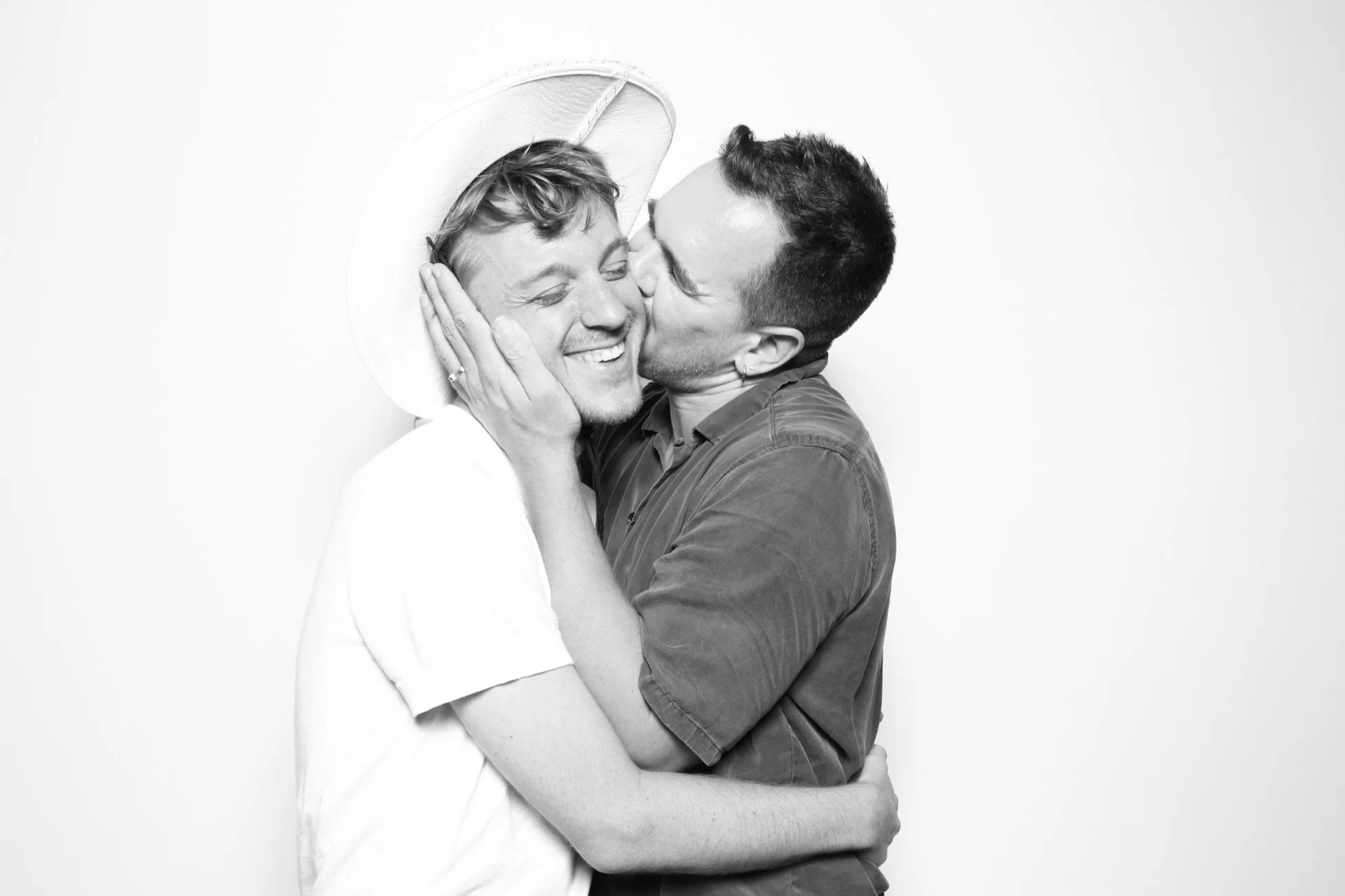 Some photos just don&rsquo;t need color
.
.
.
#ocphotobooth #losangelesphotobooth #photoboothrental #weddingphotobooth #ocwedding