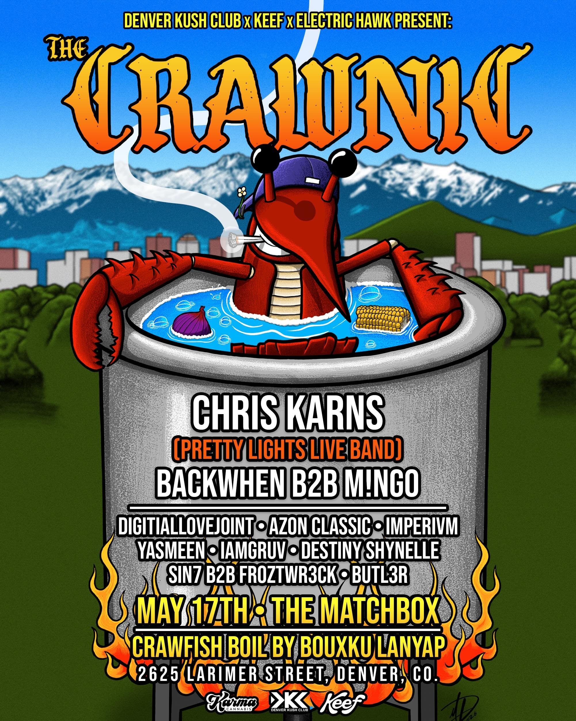 Sunday we&rsquo;re throwing a big party at @thematchboxdenver ,  if you&rsquo;re looking for the move this weekend, you found it! Ticket link in bio or on story. &ldquo;𝘍𝘰𝘳 𝘵𝘩𝘦 𝘭𝘢𝘴𝘵 𝘥𝘦𝘤𝘢𝘥𝘦, 𝘛𝘩𝘦 𝘊𝘳𝘢𝘸𝘯𝘪𝘤 𝘩𝘢𝘴 𝘨𝘳𝘰𝘸𝘯 𝘧𝘳