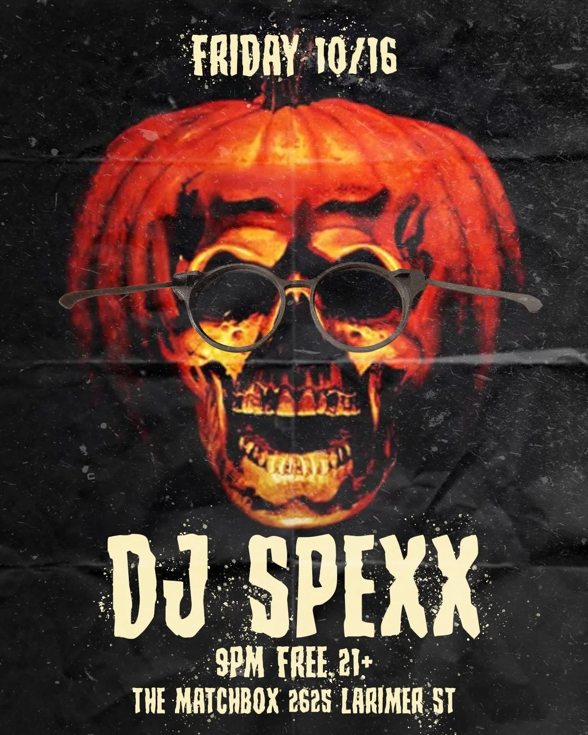 FRIDAY NIGHT! Our dude @djspexx5280 will be rocking the tunes to make your bones shake all night so unearth yourselves and get on down to Larimer to shake off those cobwebs! Free entry 21+ and always- cheap drinks. Ghouls just wanna have fun!