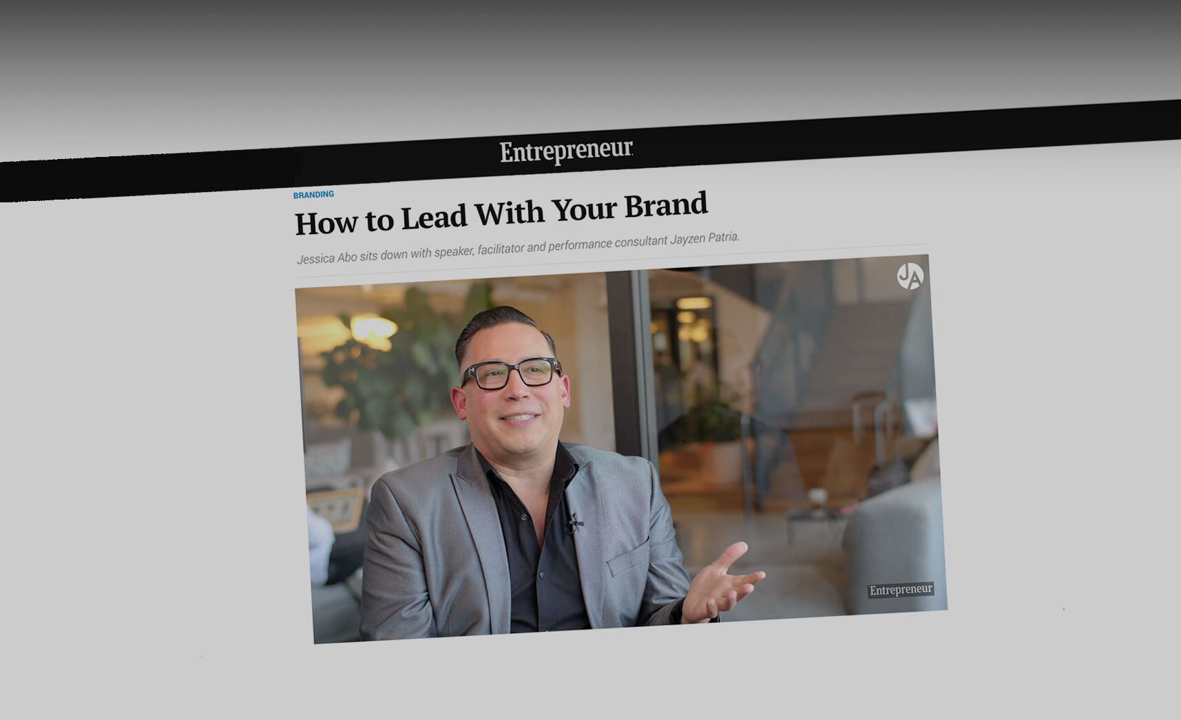  Featured on Entrepreneur: How to Lead With Your Brand™   WATCH NOW  