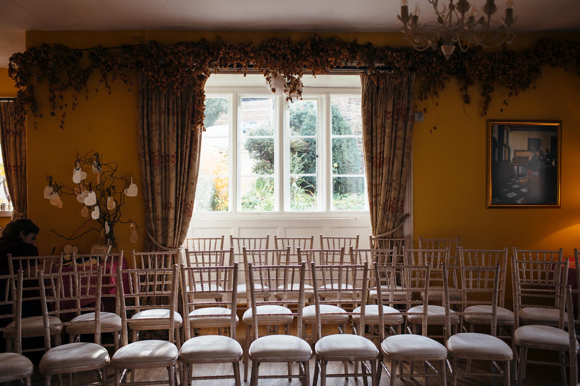 Wedding Ceremony Room at Huntstile Farm