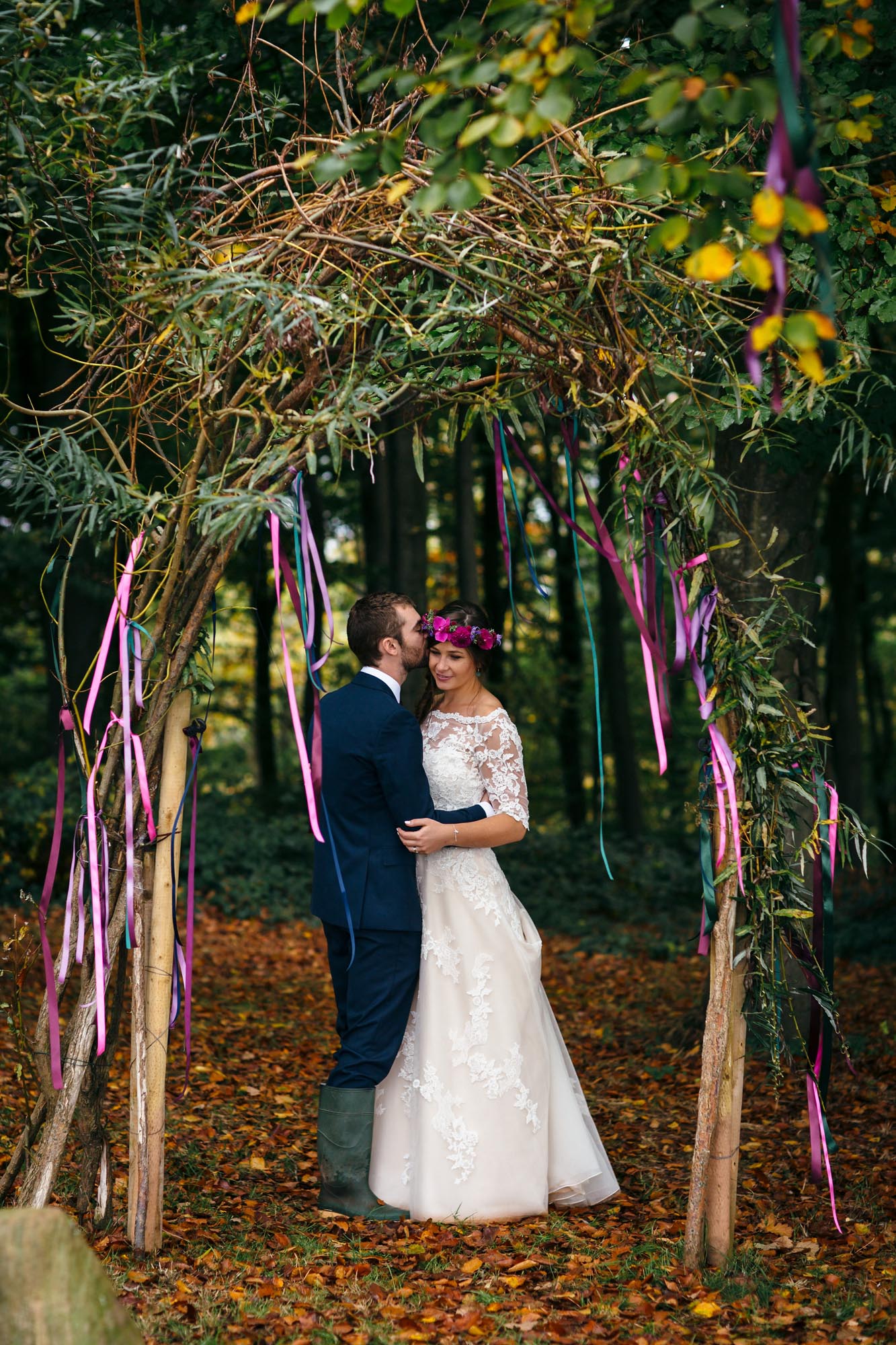 Danie & Callum Wedding Ceremony at Huntstile Farm