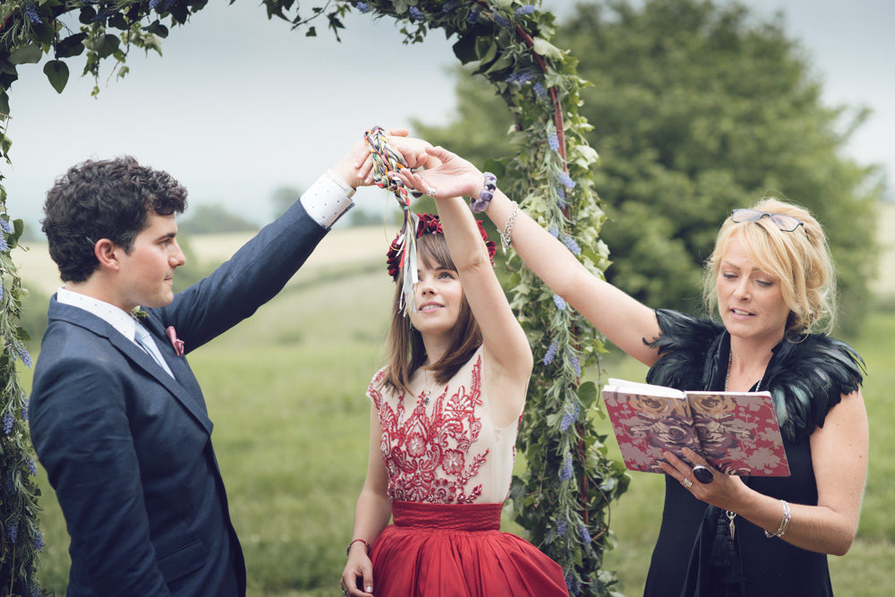 Sophie & Mike Wedding Ceremony at Huntstile Farm