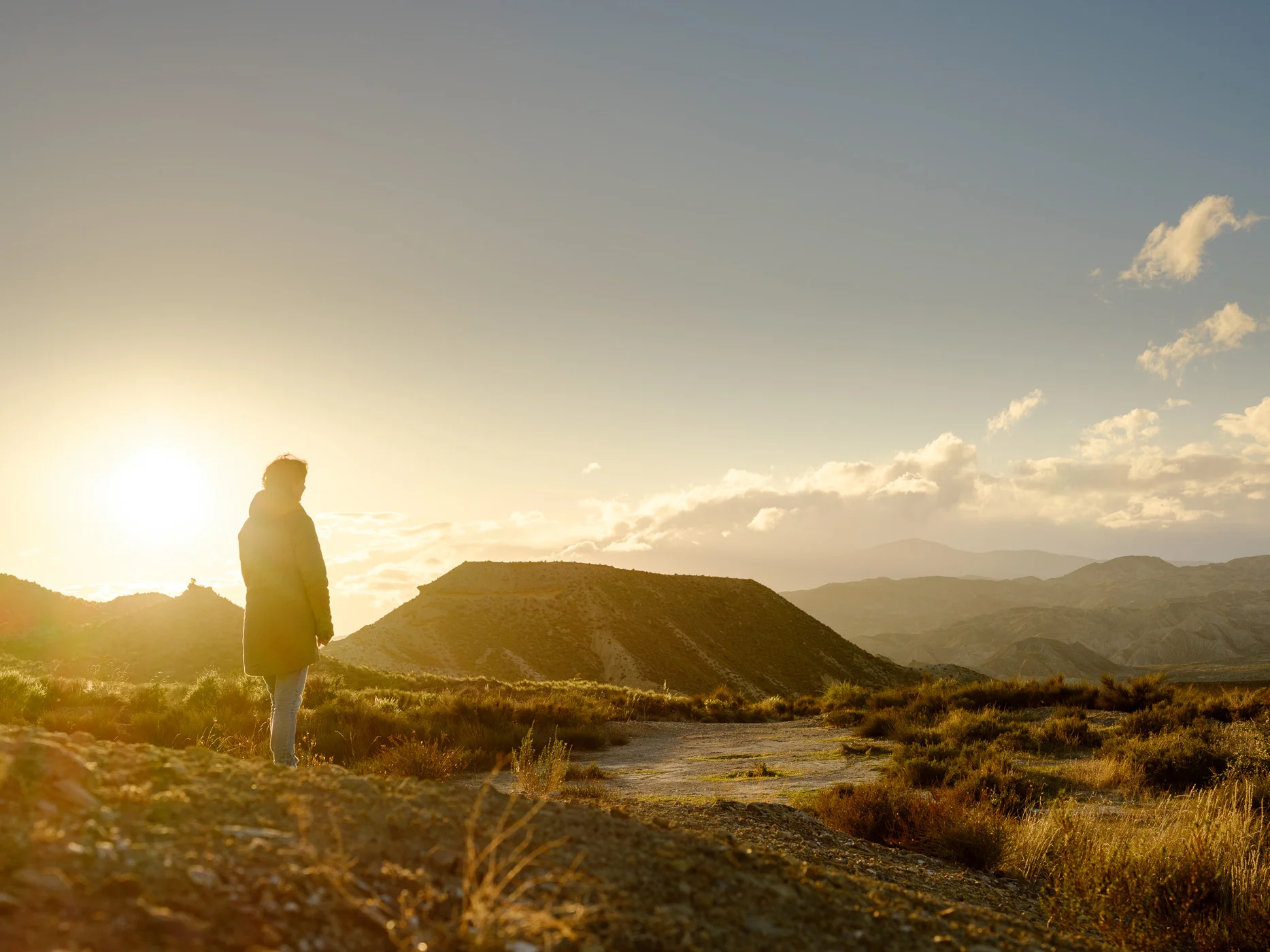 Fujifilm GFX50S with the GF63mm f/2.8 - iso 100 - 1/480 - f/8 The human figure adds scale to a landscape picture. I also like taking pictures of my girlfriend ... and it's an excuse for not focussing on the landscape as the subject. 