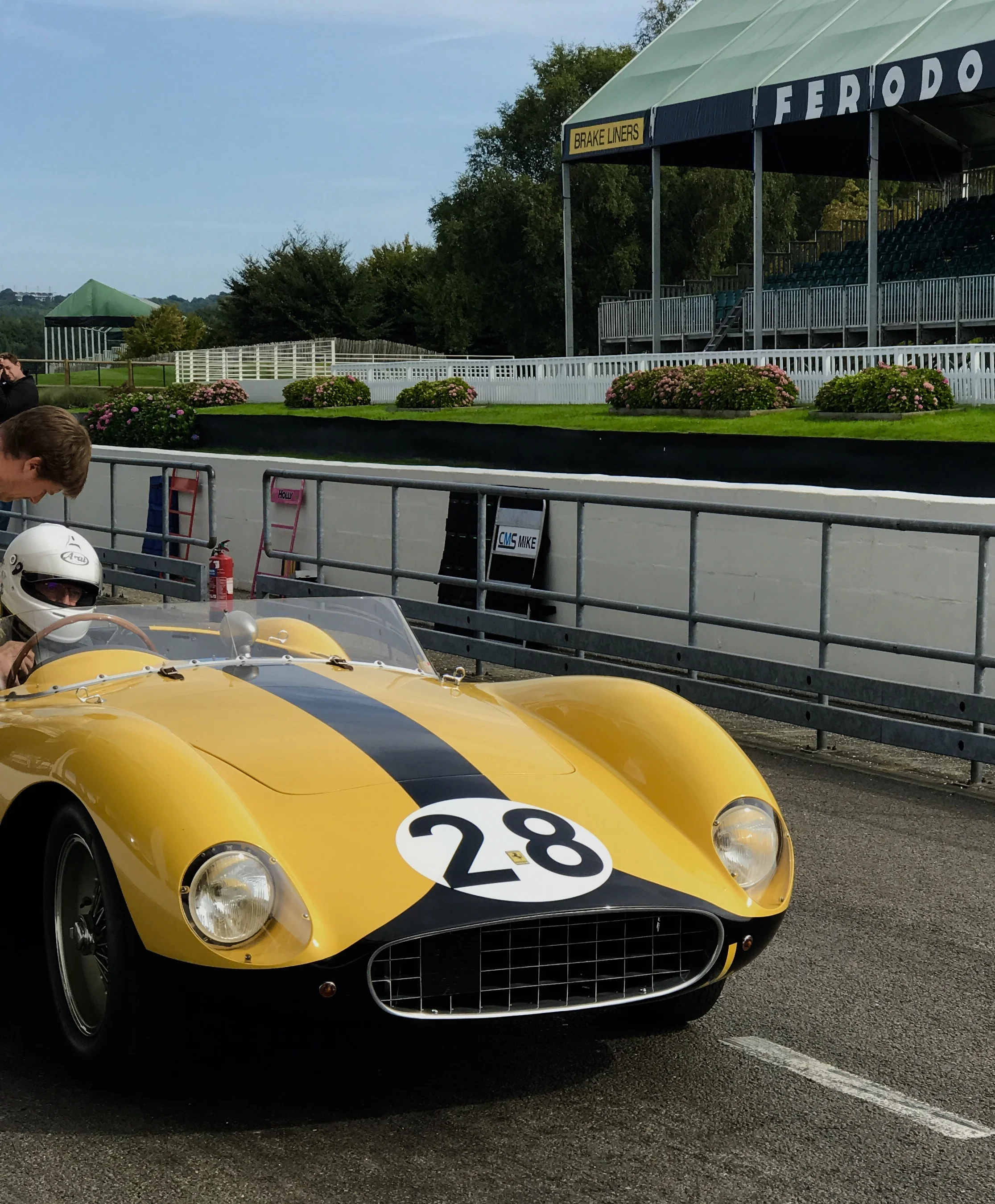 Track testing at Goodwood circuit 