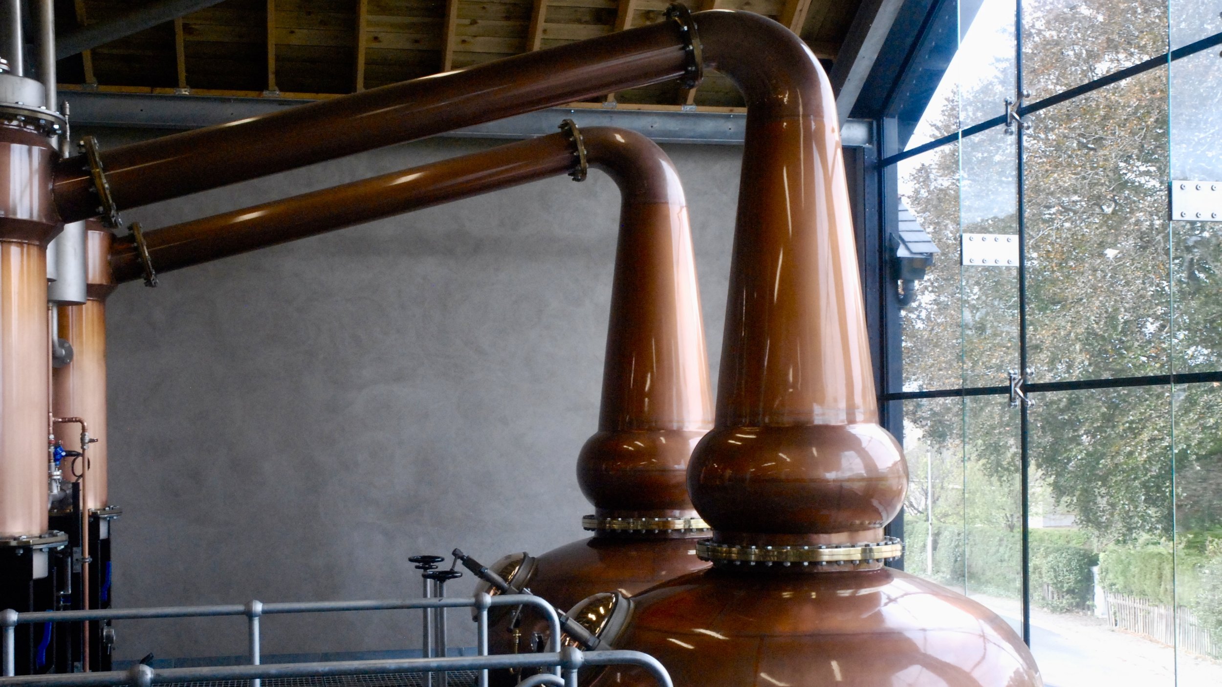 Poppy and Gee the stills named after the owner’s daughters.