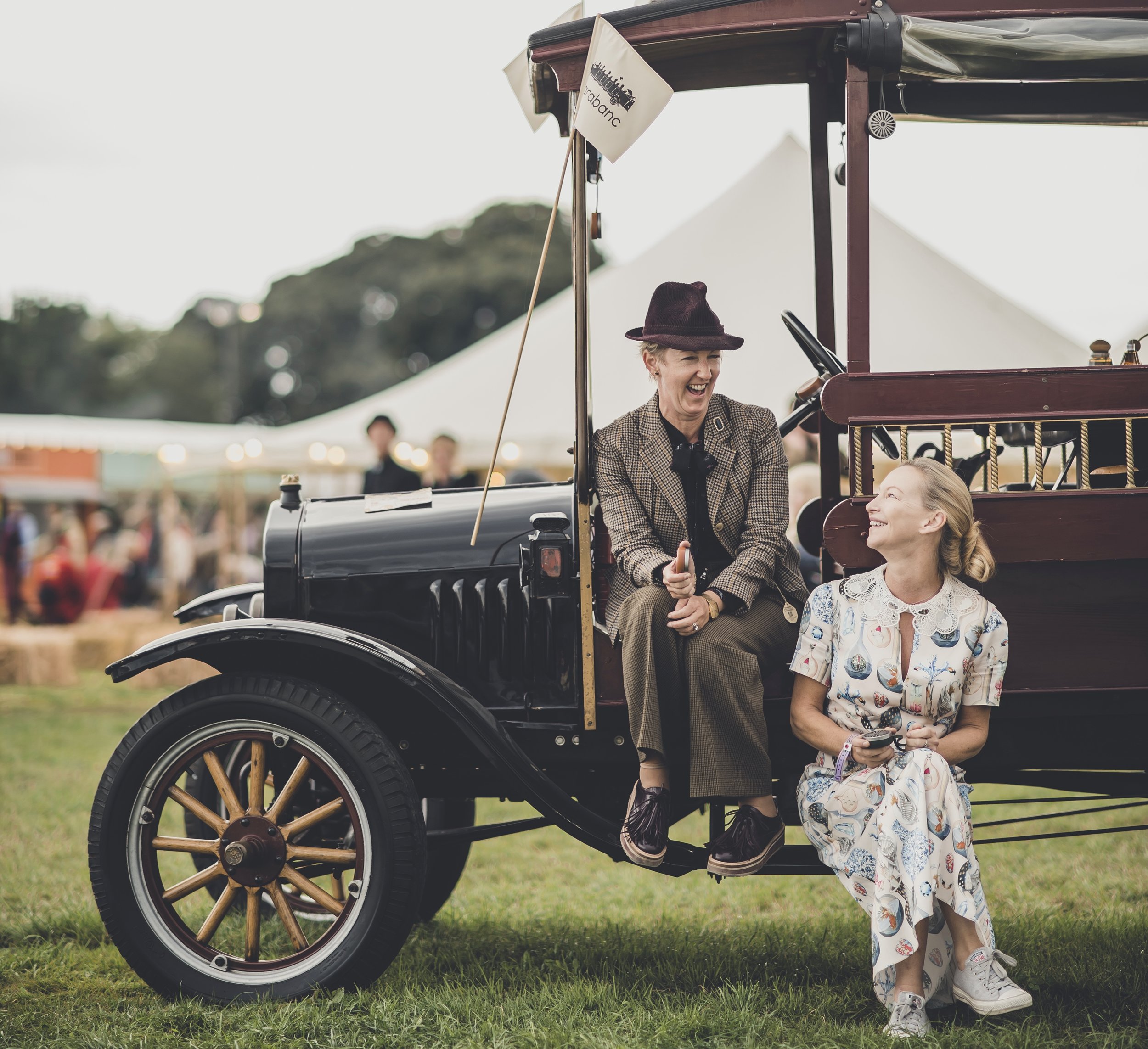 The charabanc at Goodwood.