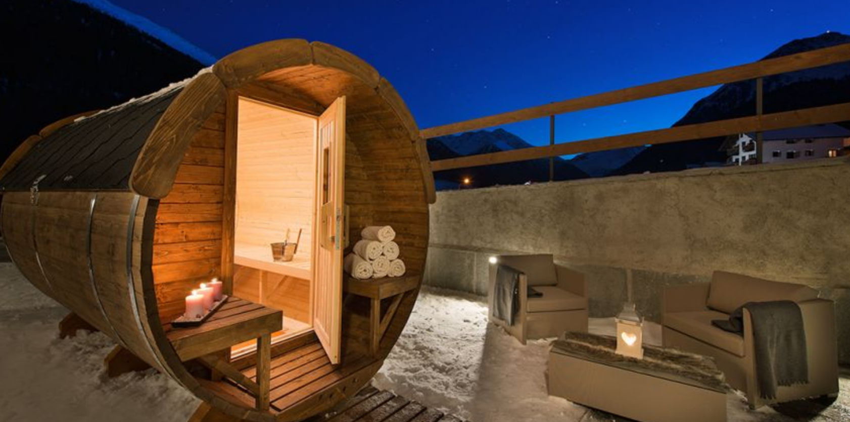 The great outdoor sauna.