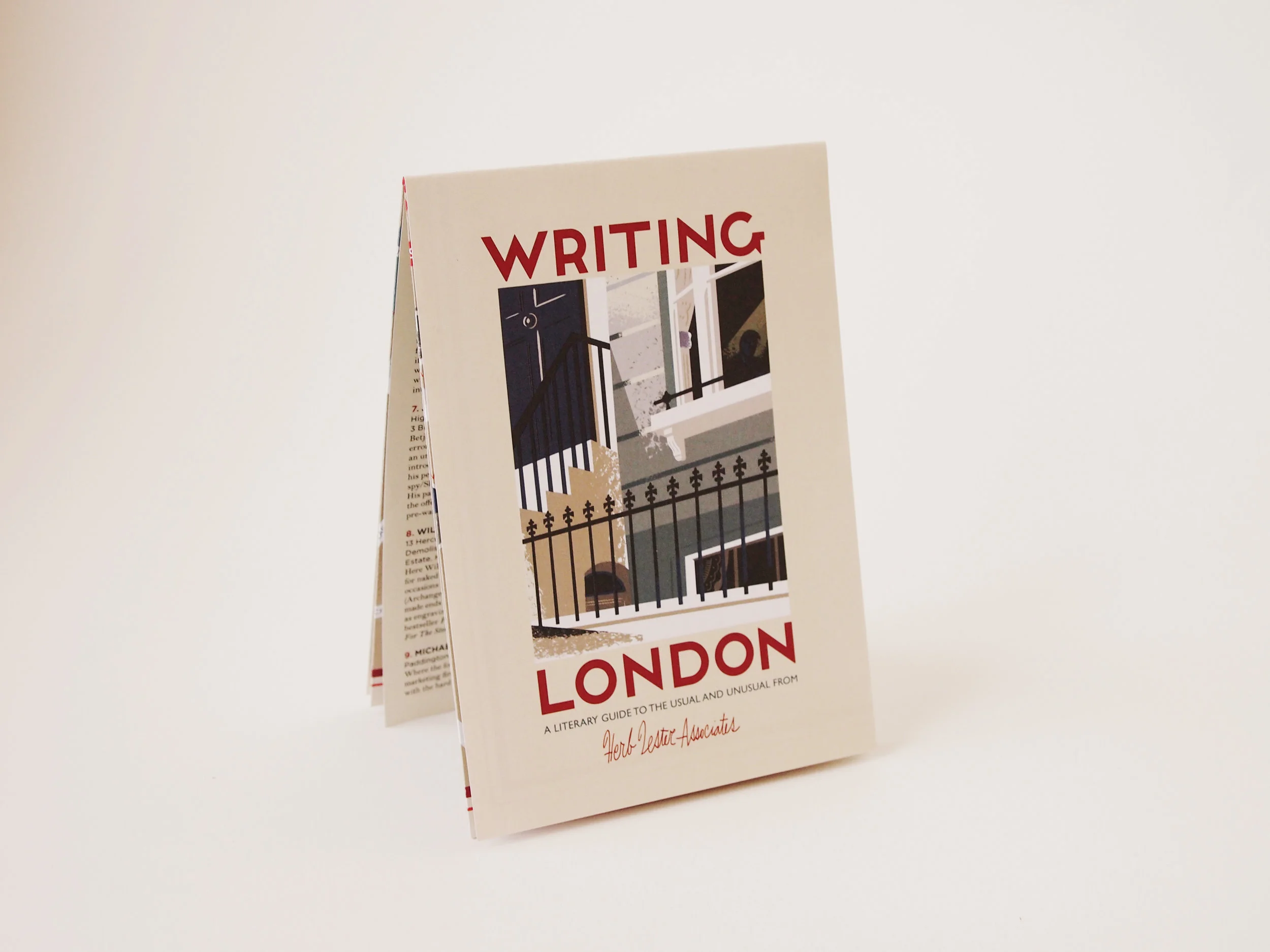 Writing London | London Guide | London Literature Map | Writers London Map | Herb Lester | The Margate Bookshop