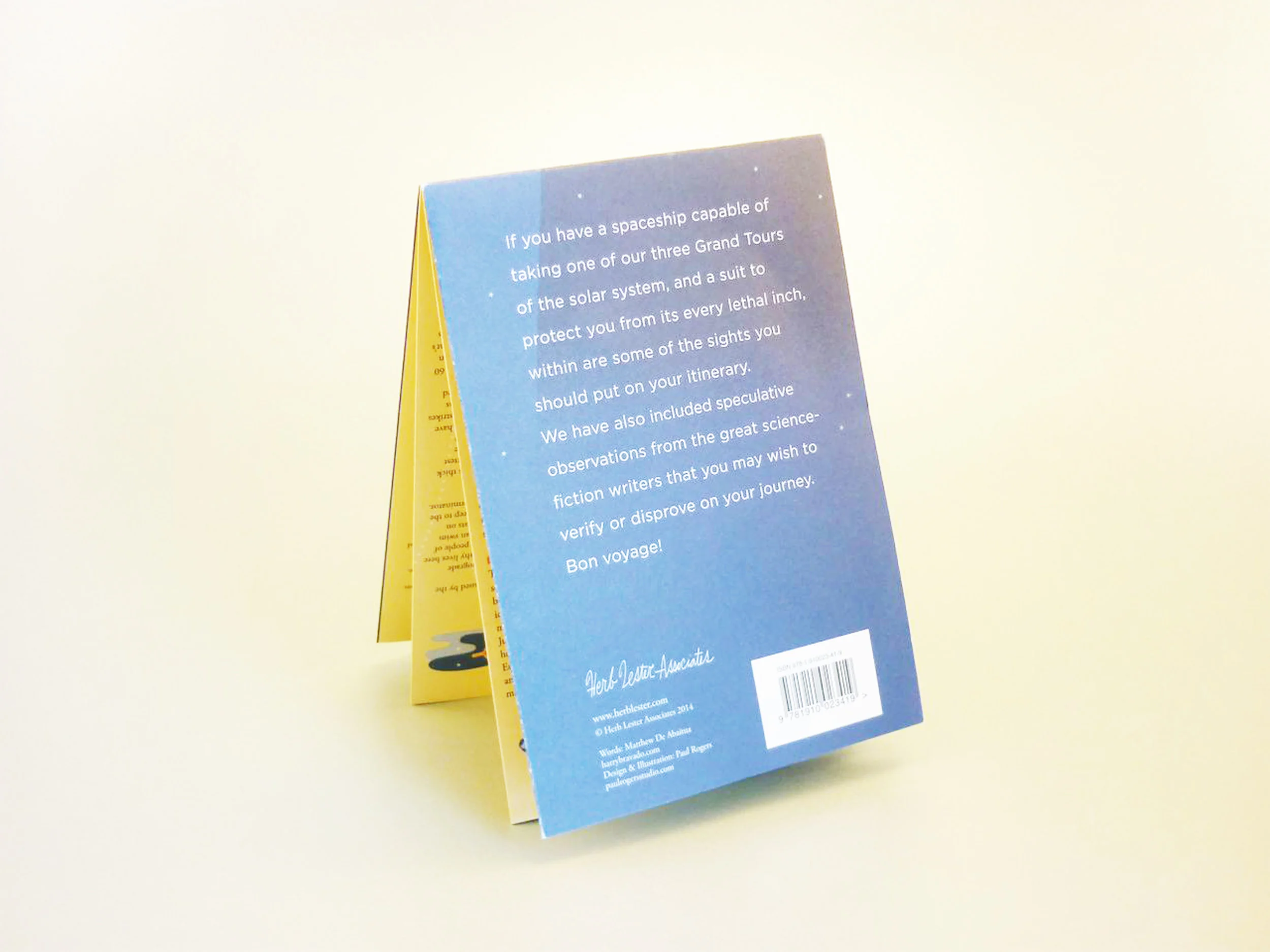 Out There | Solar System Illustration | Solar System Map | Paul Rogers | Herb Lester | The Margate Bookshop