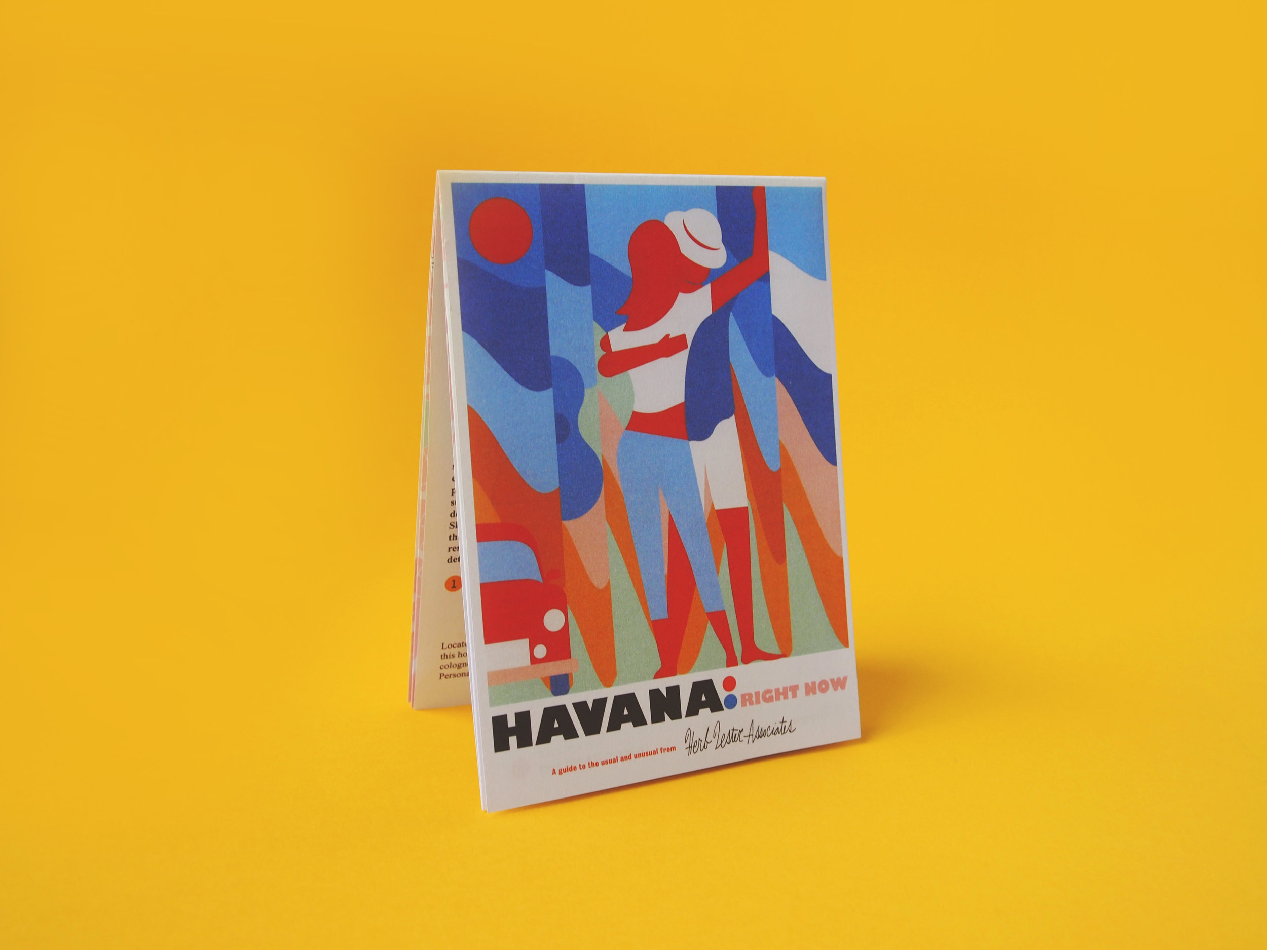 Havana Right Now | Havana Illustrated Map | Cuba Tourism | Herb Lester | The Margate Bookshop