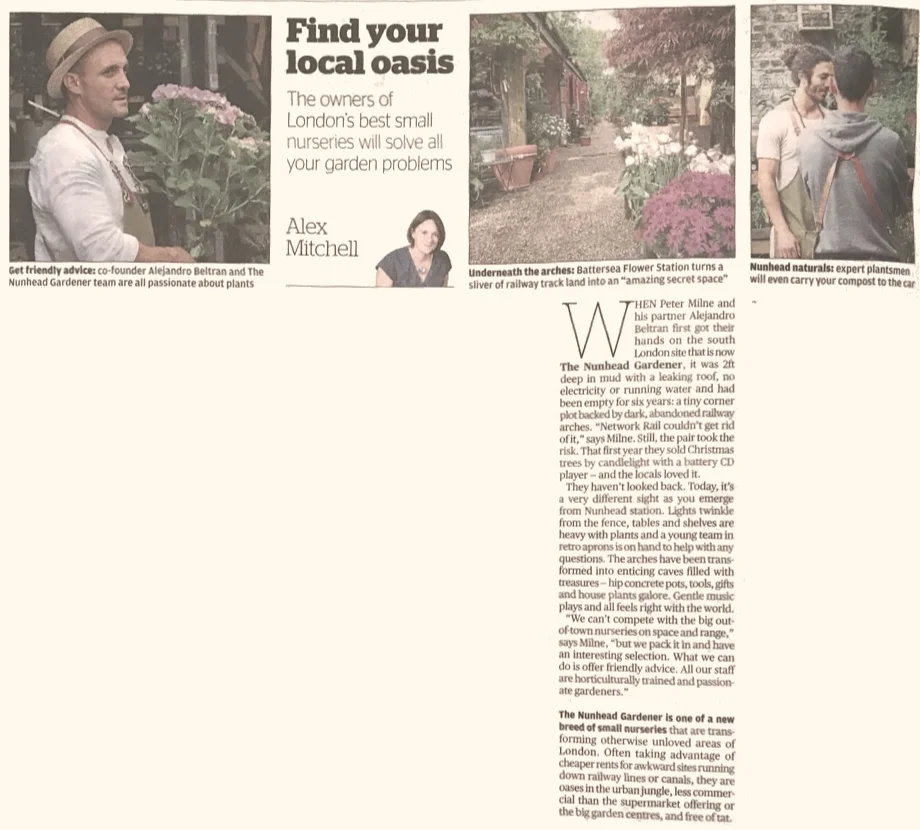 Find Your Local Oasis - Evening Standard