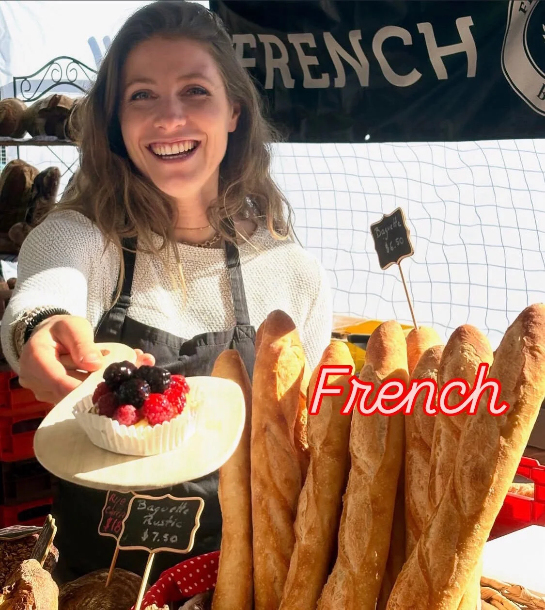 Your French 🇫🇷 Sundays are back in February 

Find all your French faves @le_marche_frenchmarket 💙🤍❤️ . . . . . . . . . . and your pupper&rsquo;s 🐶 Healthy Hound Treats at these markets

🗓️ Sunday 1st February 
📍 The Entertainment Quarter
⏰ 9.
