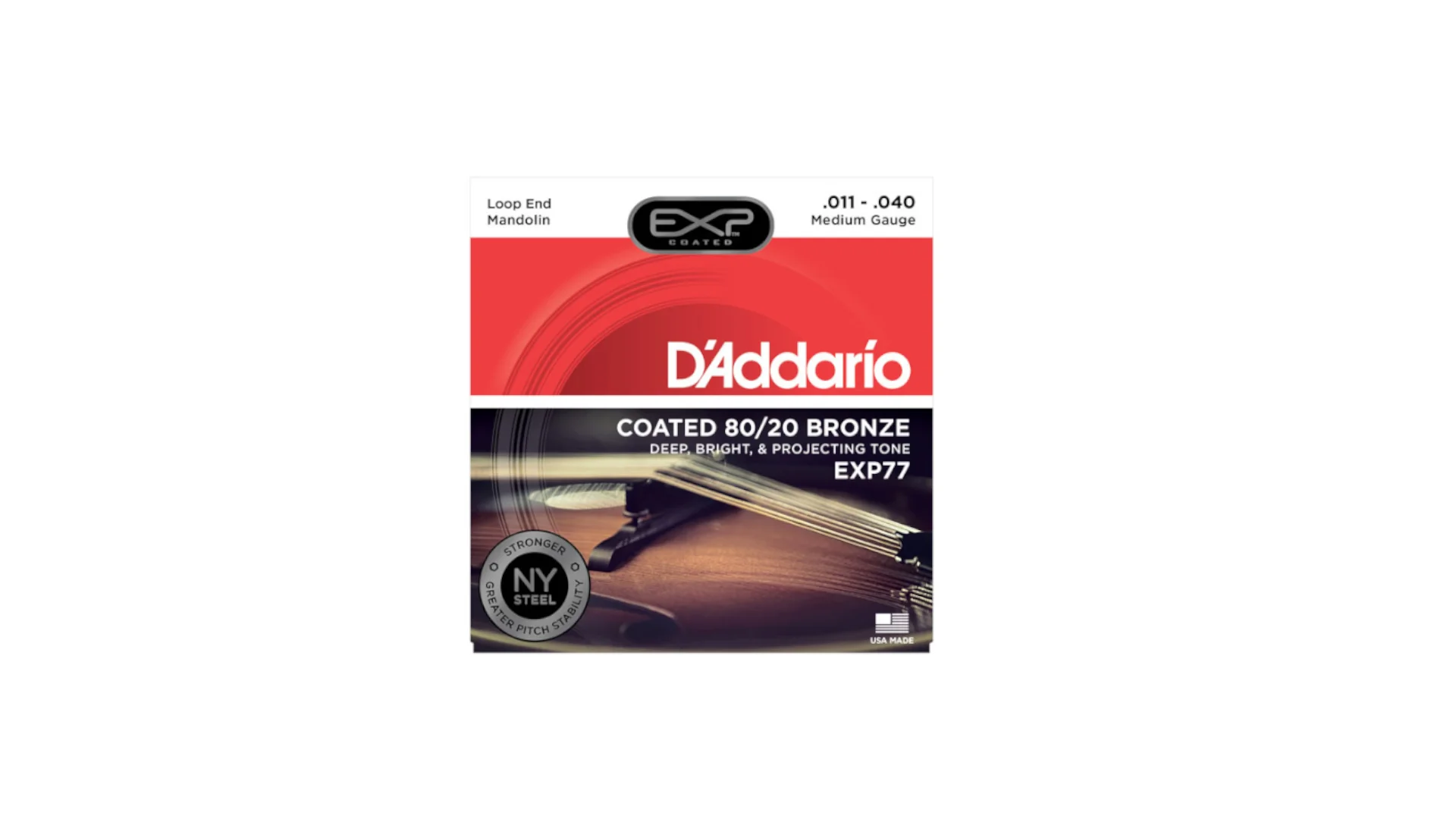 D'Addario EXP77 Medium Mandolin Strings
