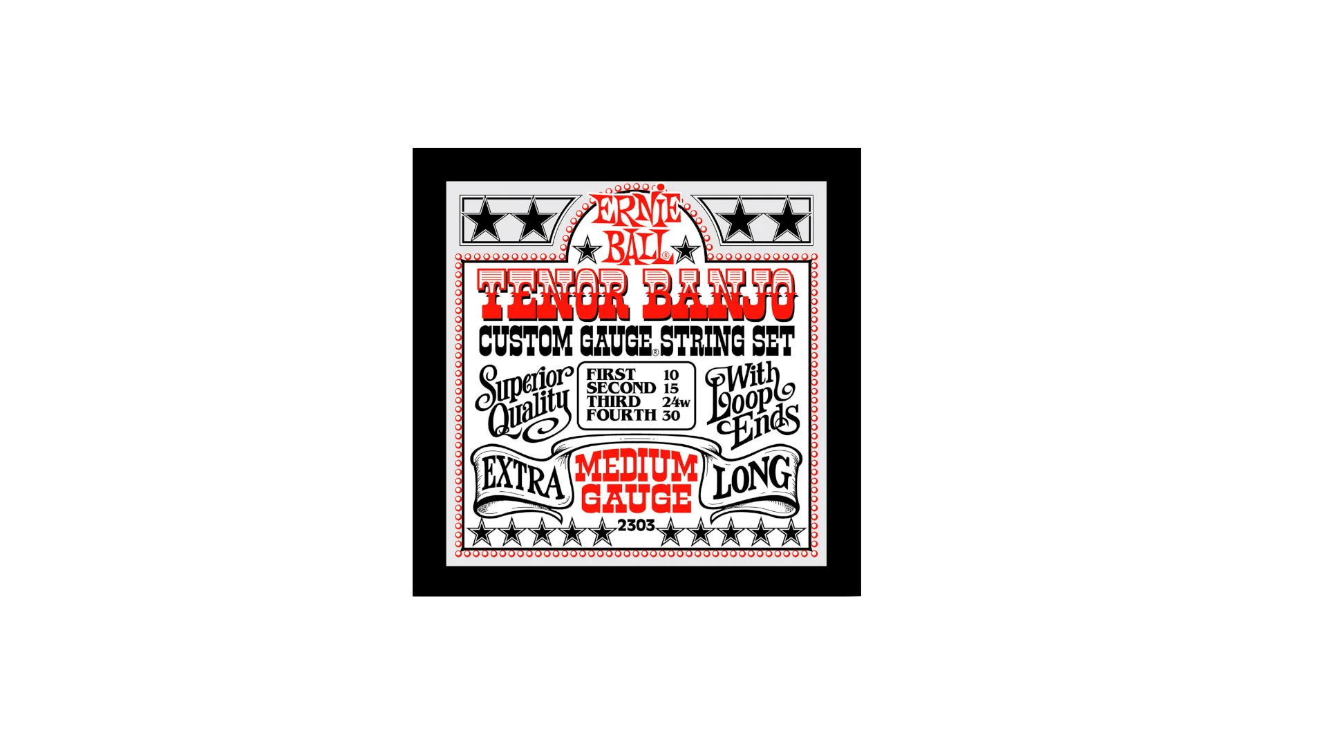 Ernie Ball 2303 Medium Tenor Banjo Strings