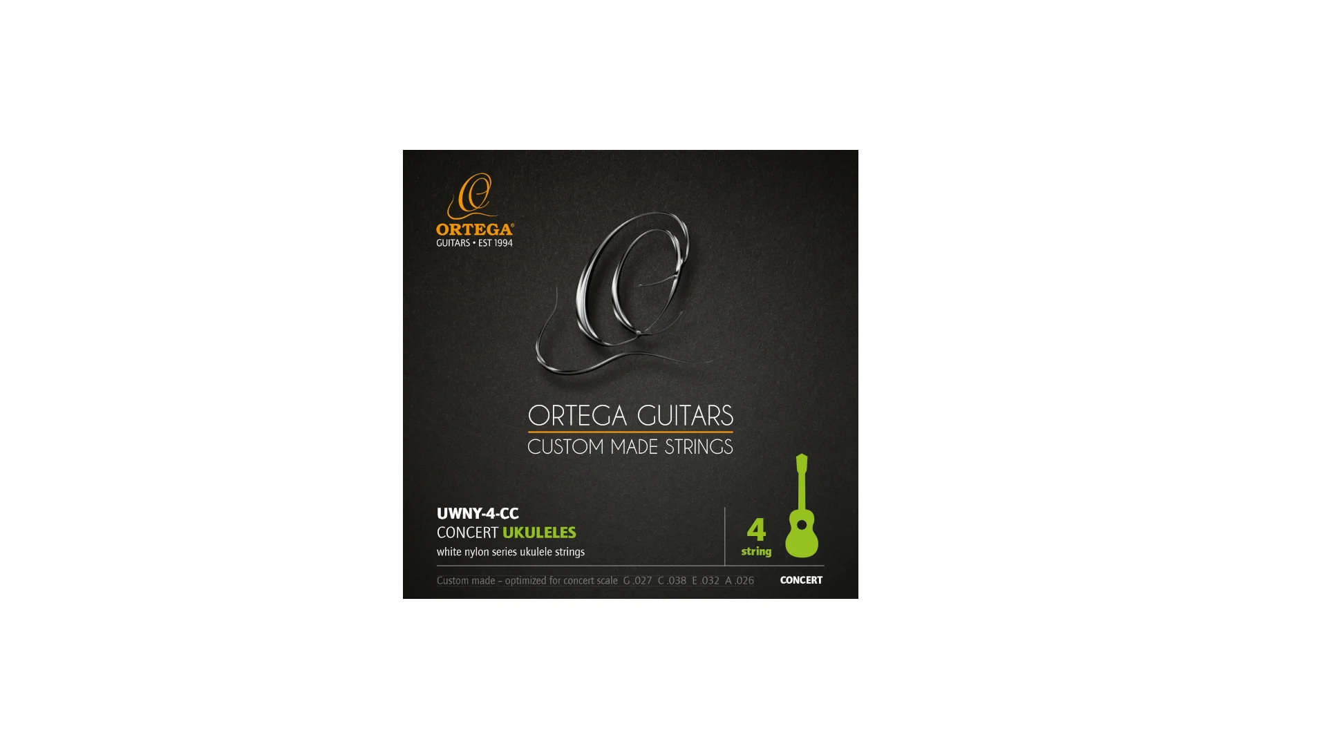 Ortega UWNY-4-CC Concert Ukulele Strings