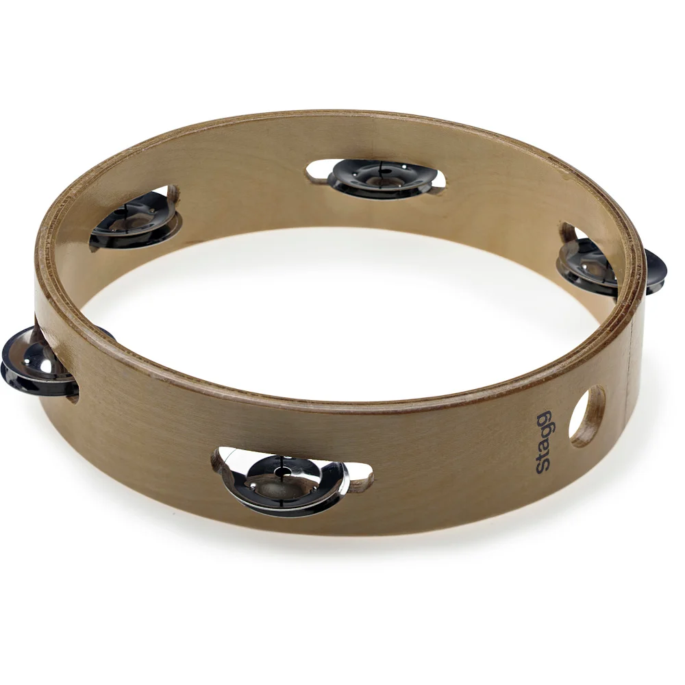 Stagg STA-3108 8" Headless Wooden Tambourine 