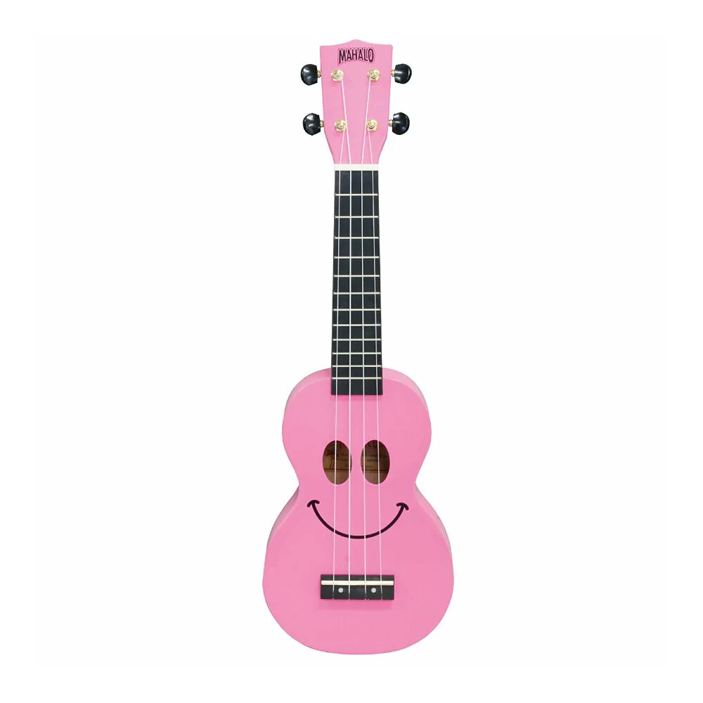 Mahalo Smile Pink Soprano Ukulele