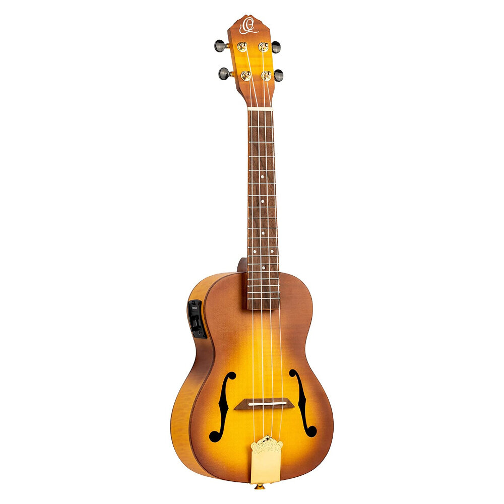 Ortega RUSL-HSB Saloon Archtop Electro Concert Ukulele