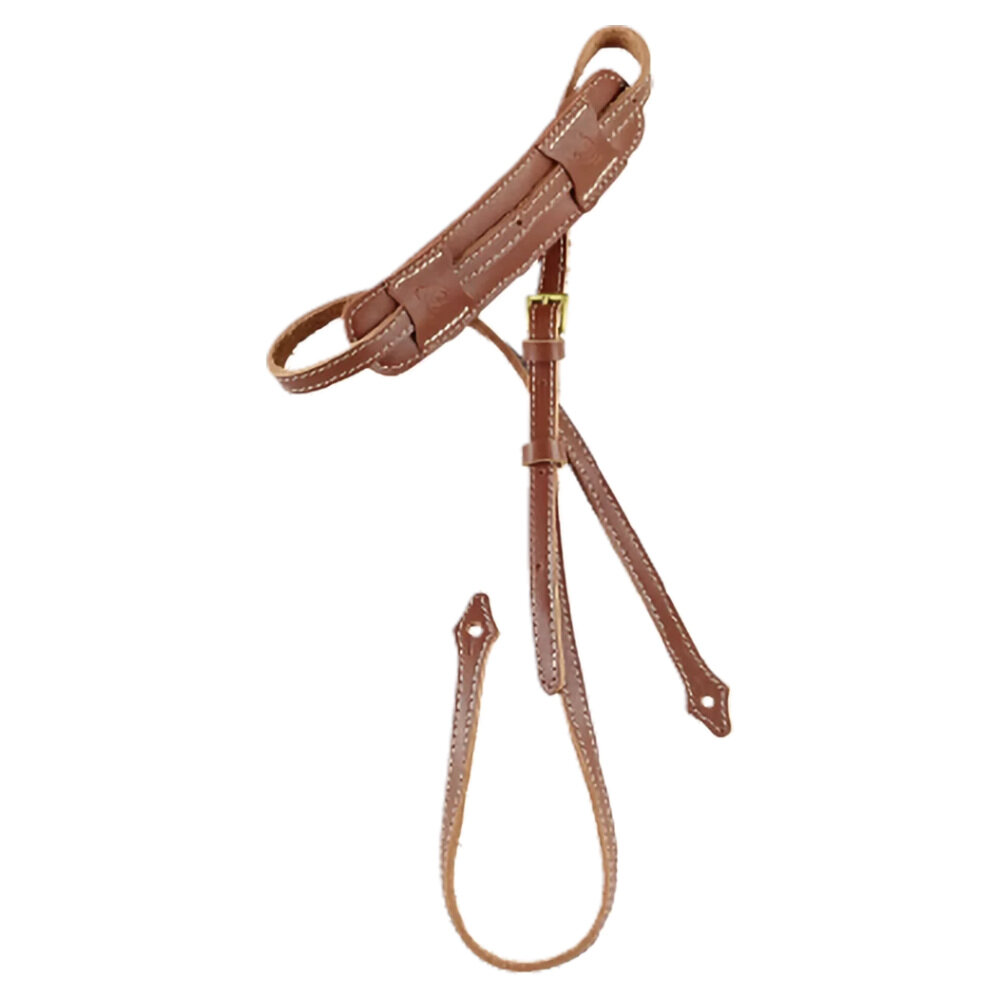 Ortega OSMDLX-BR Deluxe Brown Leather Mandolin Strap