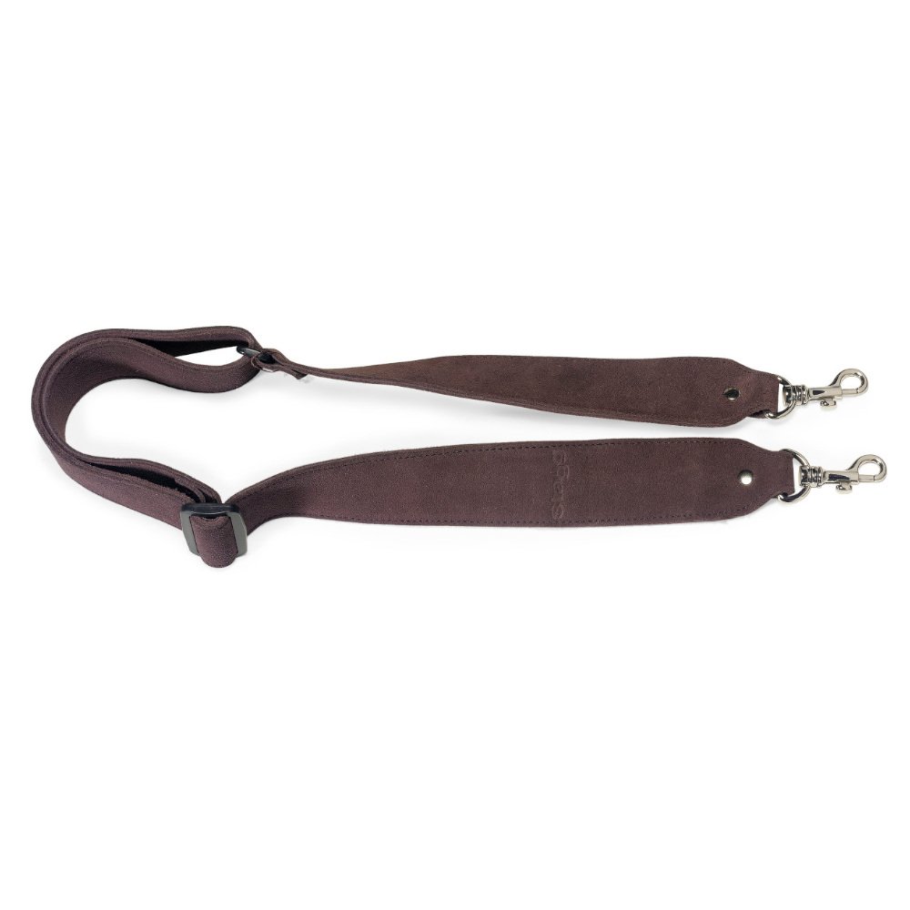 Stagg SDS-BANJO DBRW Dark Brown Suede Strap for Banjo