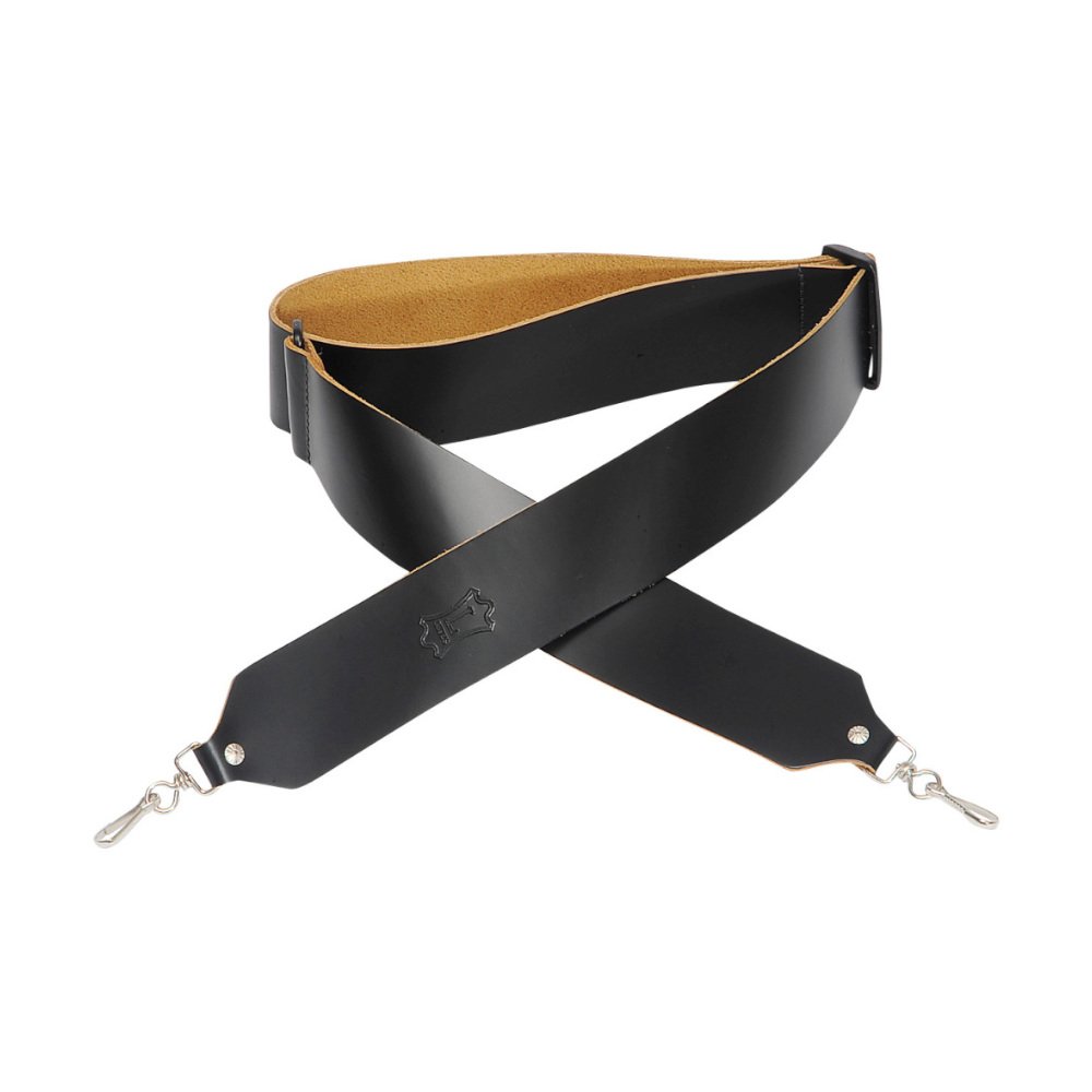 Levy's M9-BLK Folk Series Leather Banjo Strap
