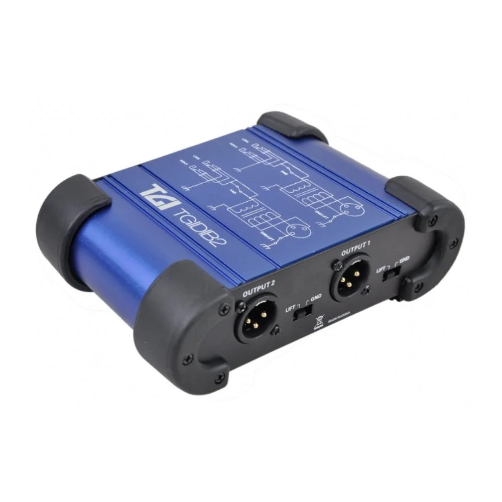 TGI Passive Dual Channel DI Box - TGIDIB2