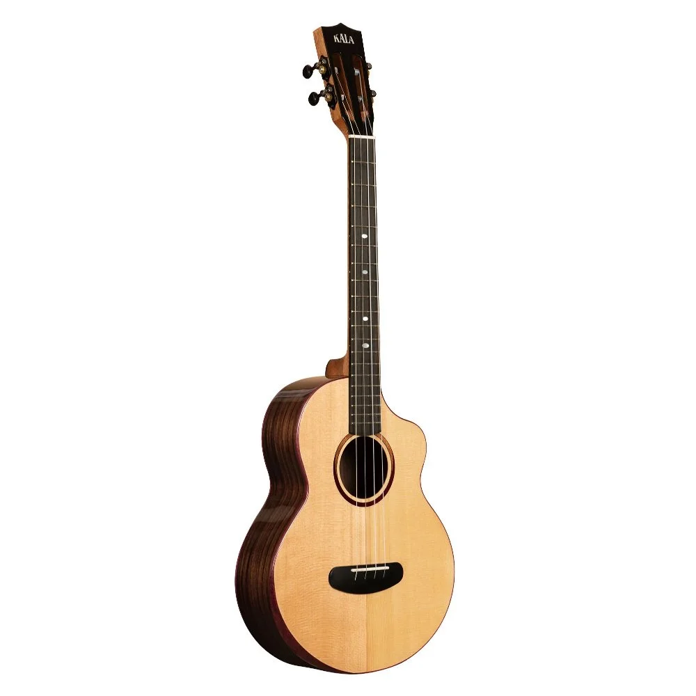 Kala KA-CT-SSRW-BG-C Contour Series All Solid Baritone Ukulele