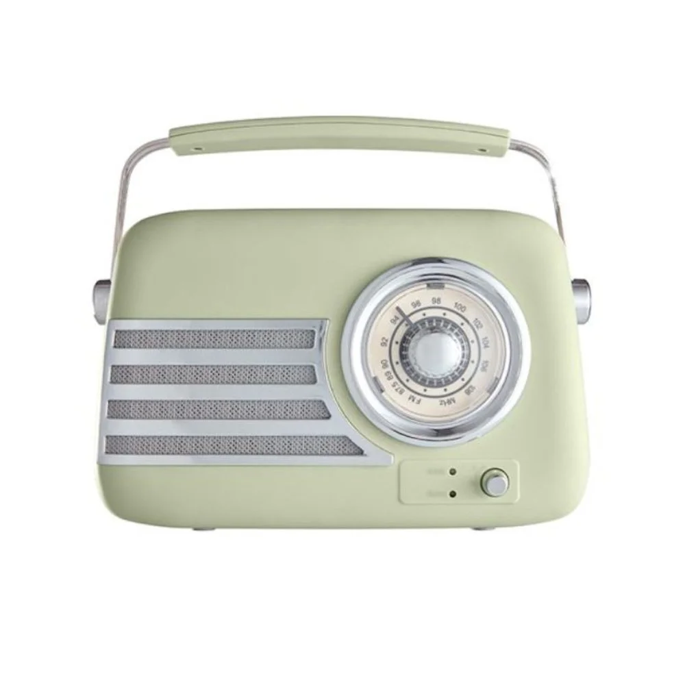 iTek I60028 Vintage Radio with Bluetooth - Sage Green