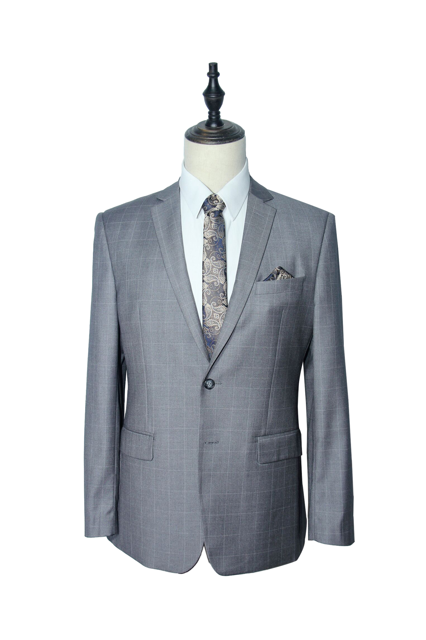 Classic Light Grey Windowpane Suit (F221-235).jpg