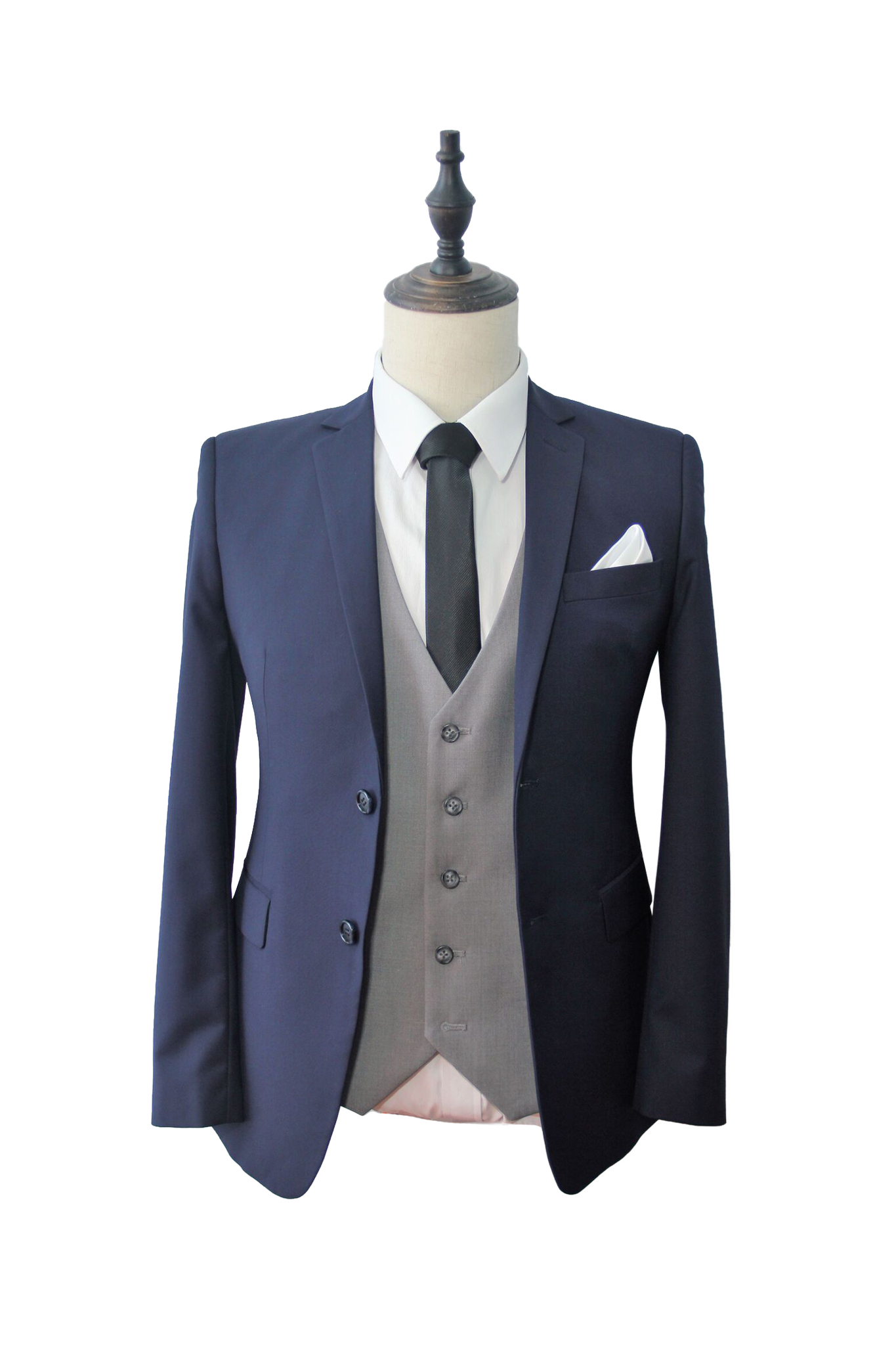 Finest Deep Indigo Suit (K662805) & Premium Grey Vest(LX826310).jpg