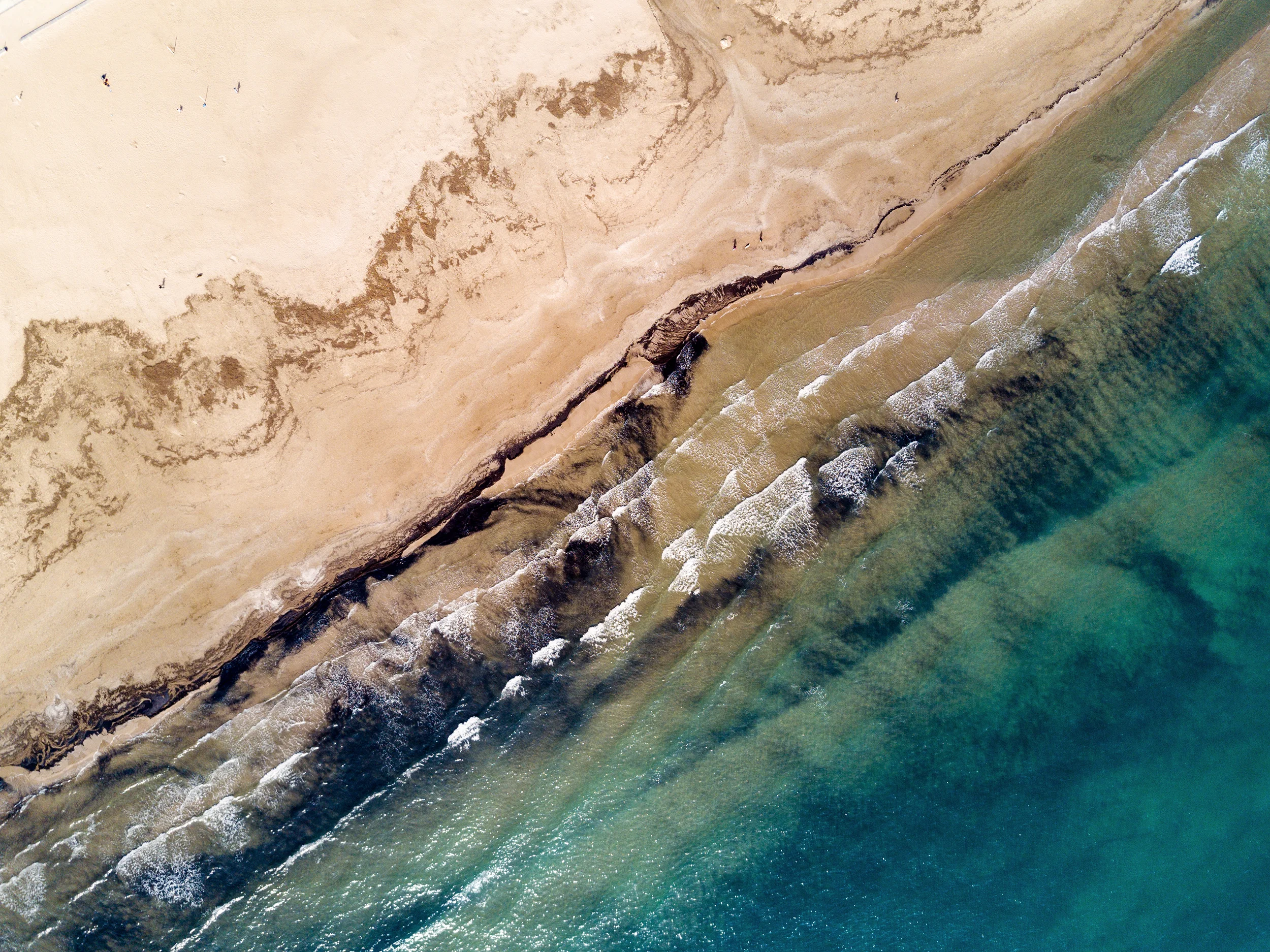 Beach from above
