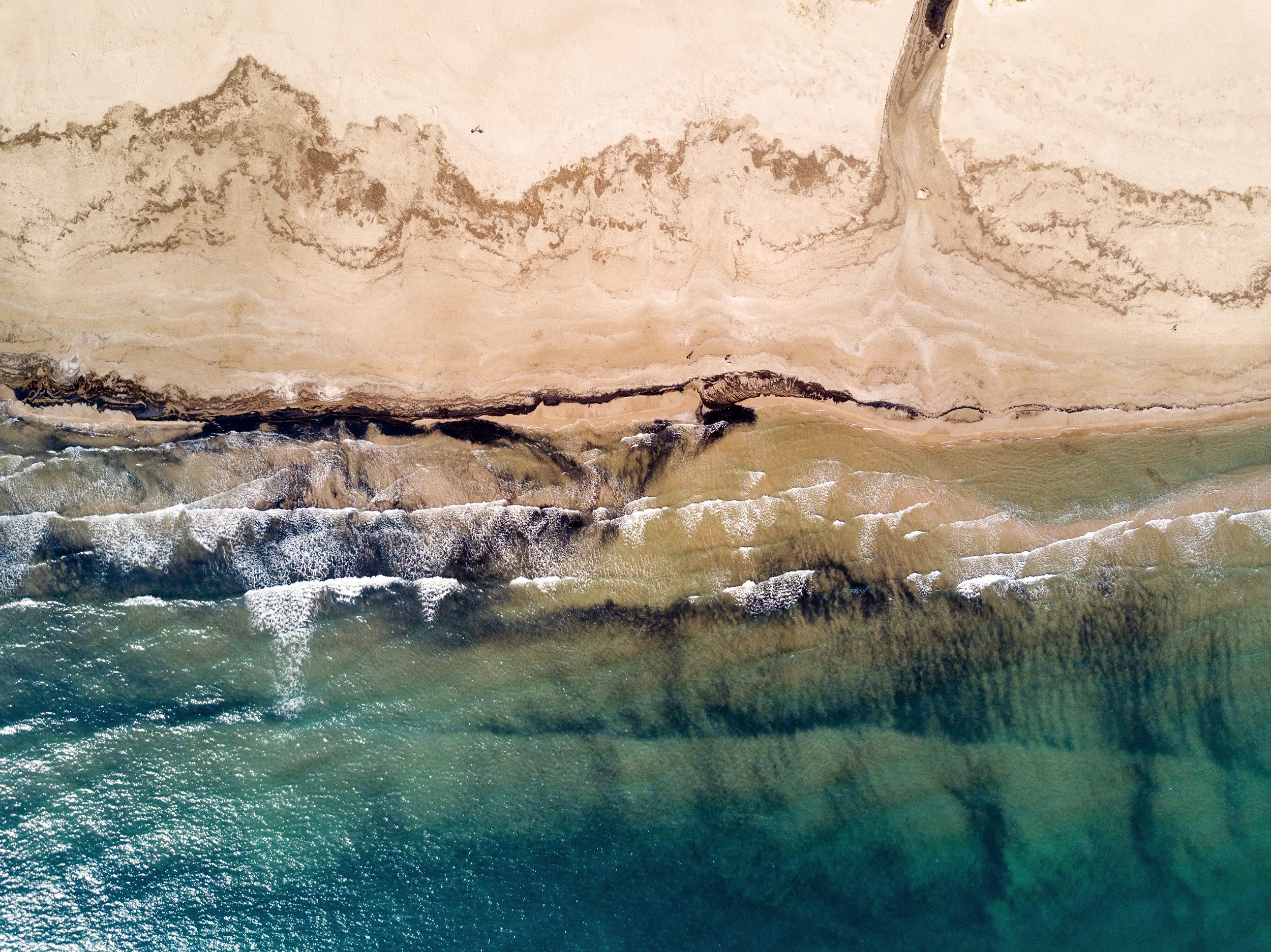 Beach from above