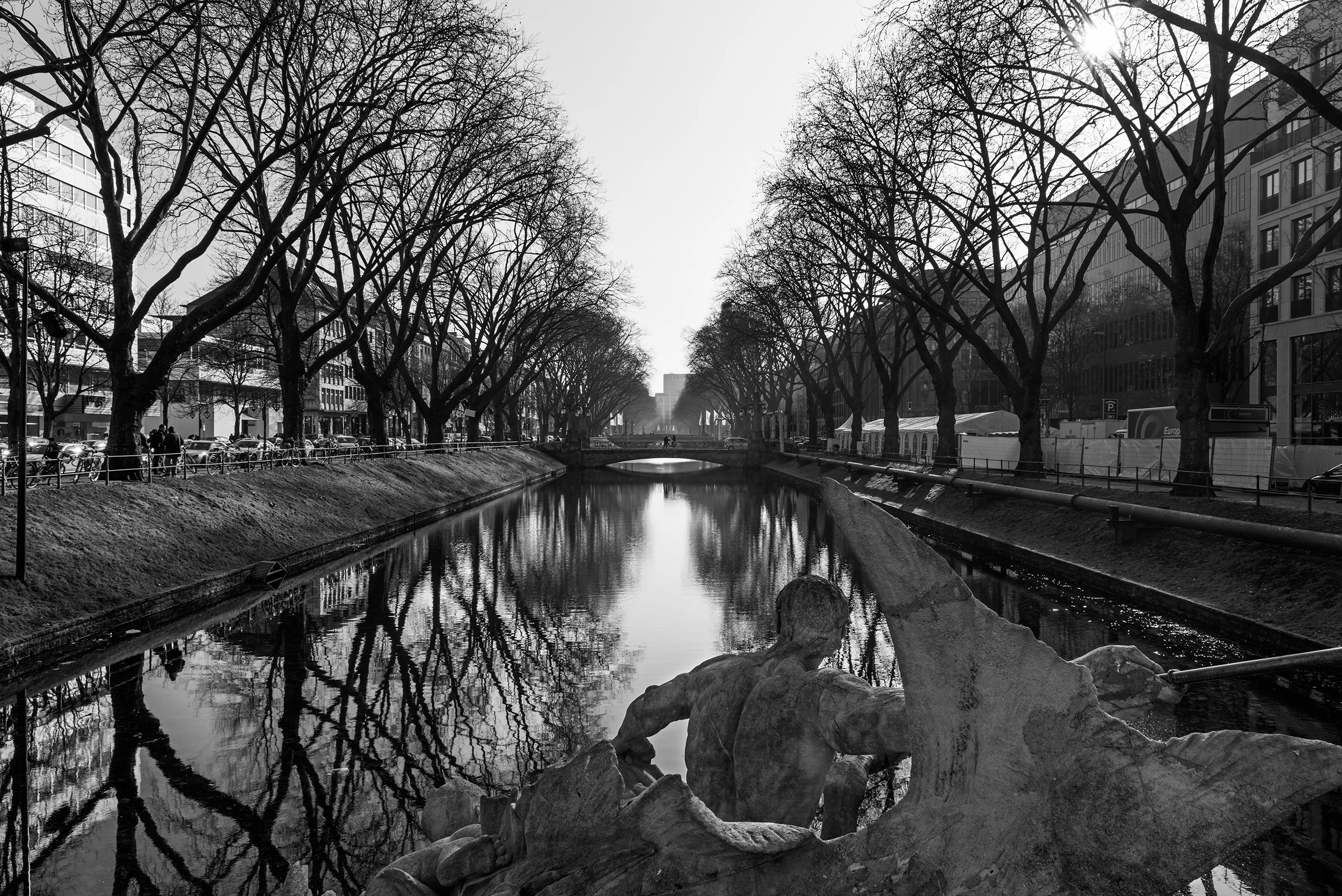 Königsallee in Düsseldorf