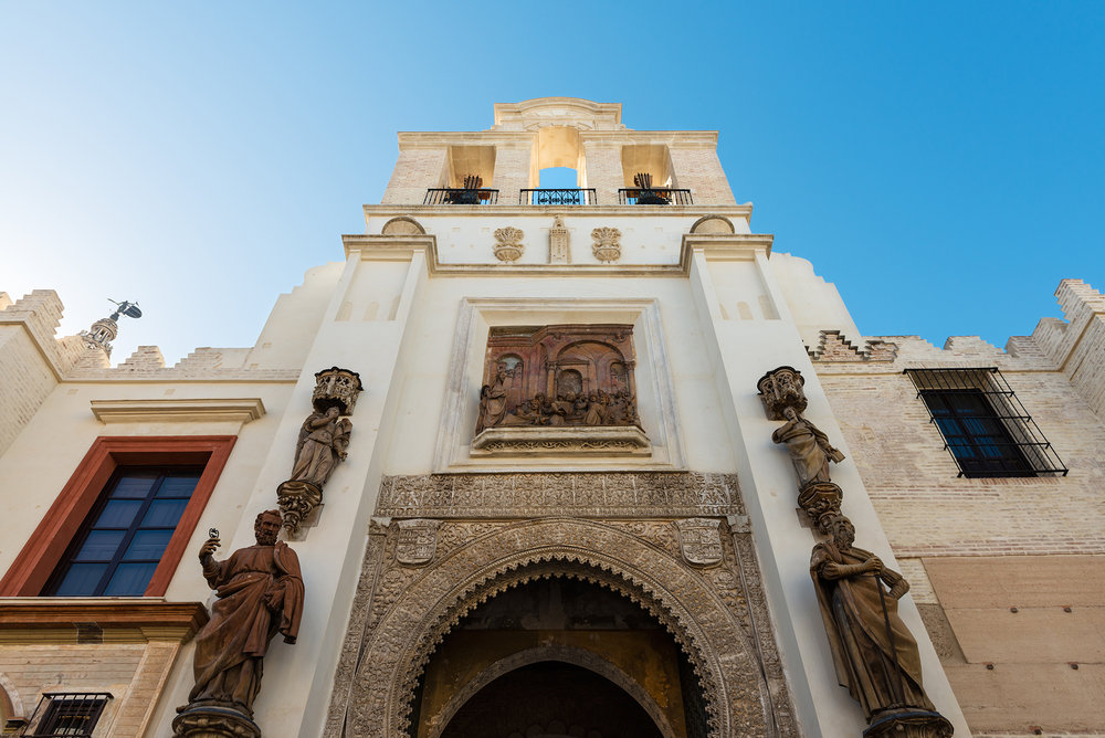 Side entrance to Seville's Cathedral