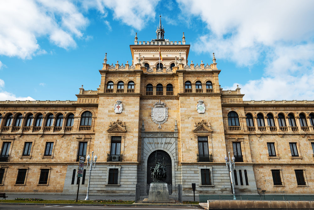 Cavalry Academy building in Valladolid