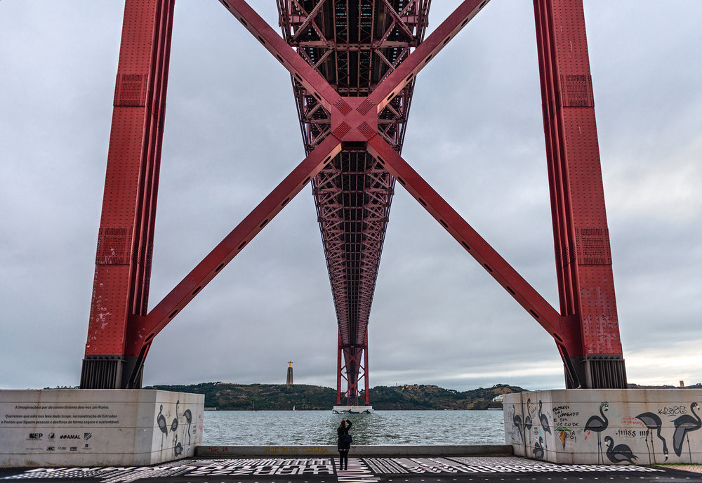 25 de Abril bridge in Lisbon